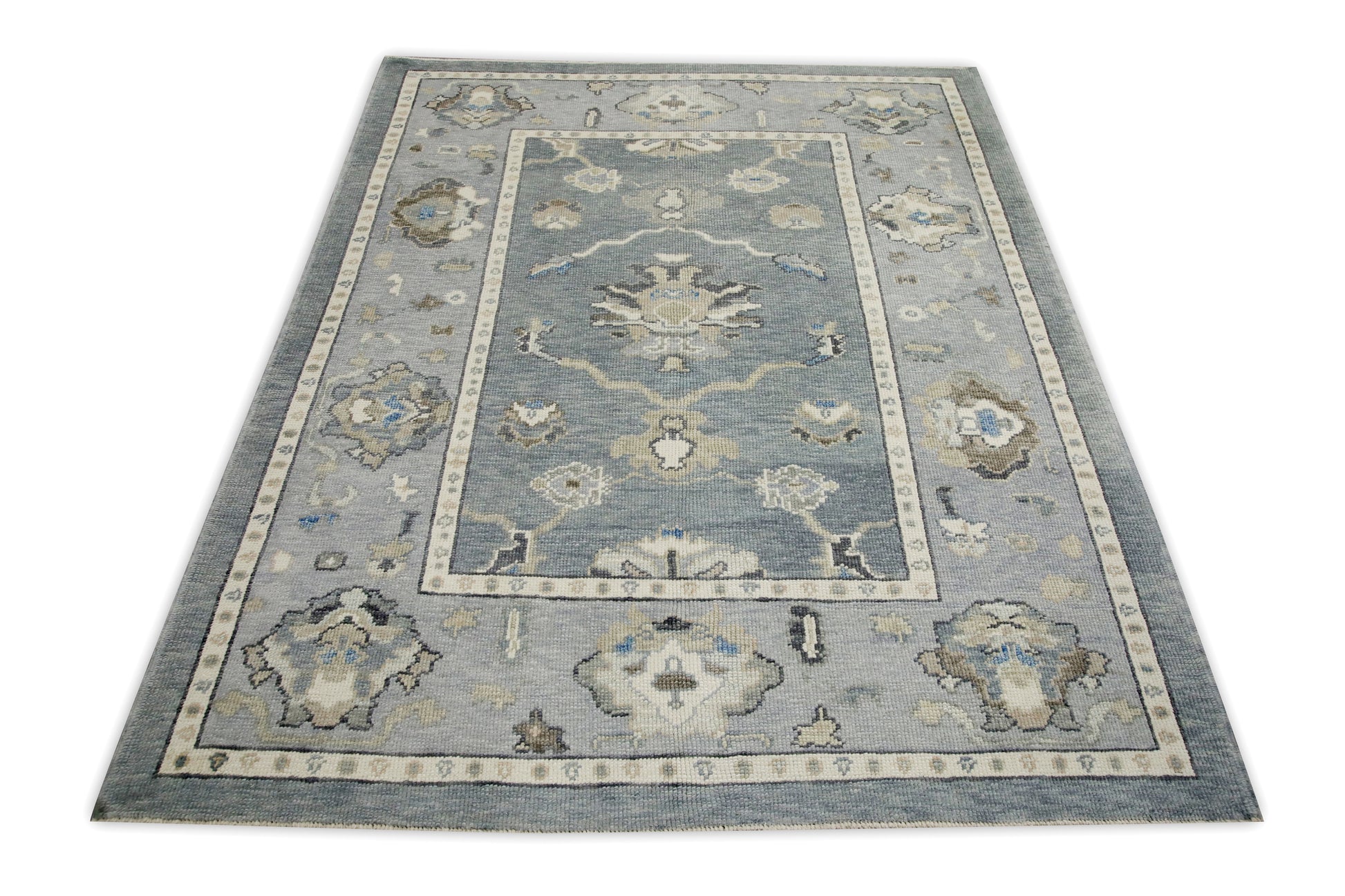Turkish Oushak Rug 5'2" x 6'7" #7968