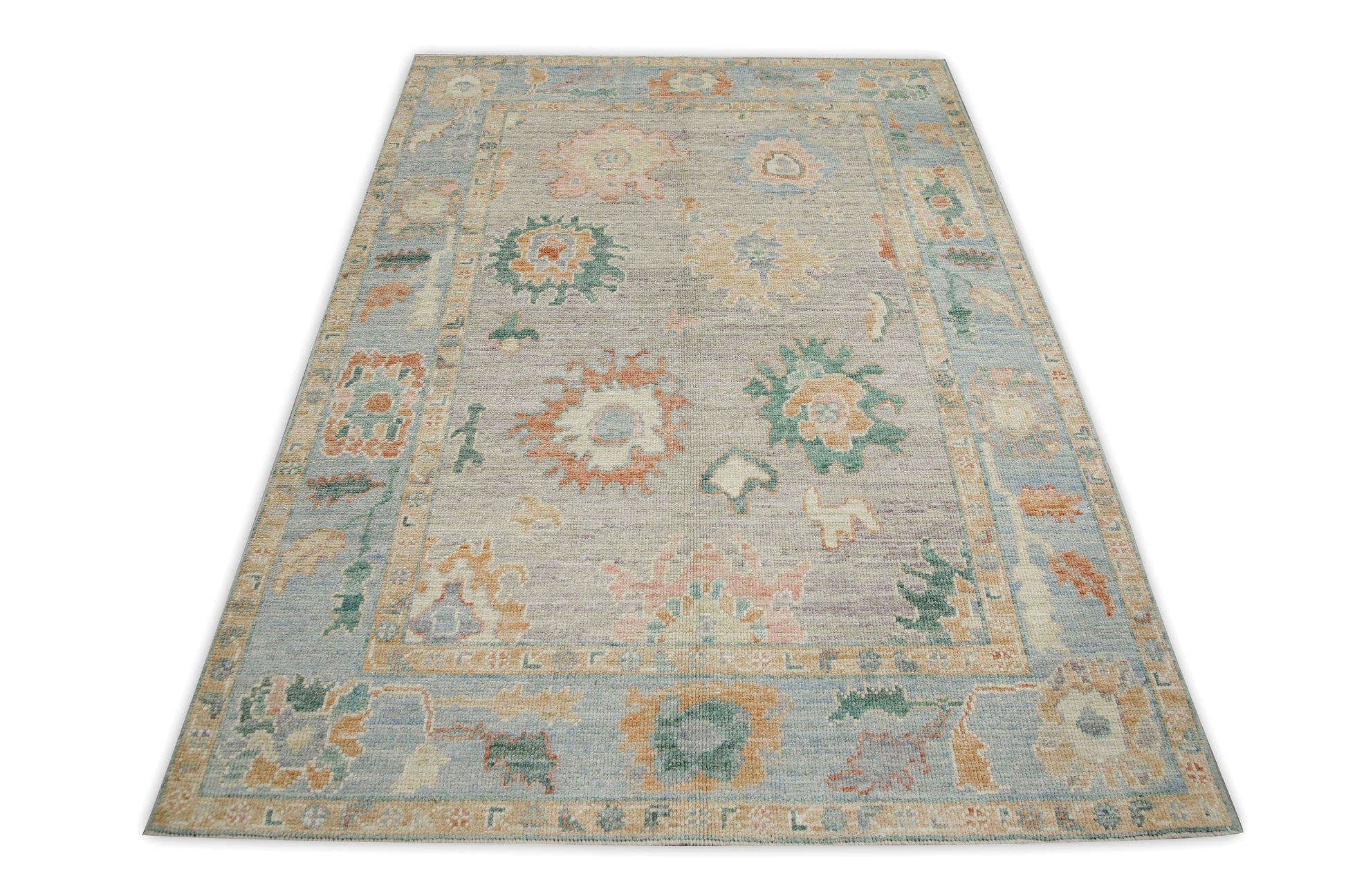 Turkish Oushak Rug 5' x 6'11" #2135