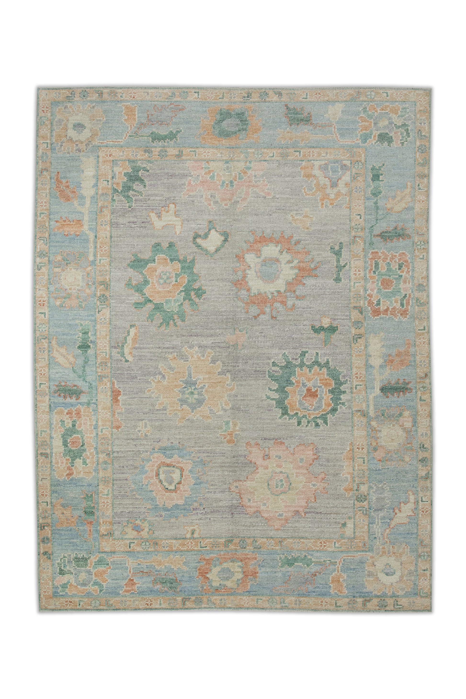 Turkish Oushak Rug 5' x 6'11" #2135