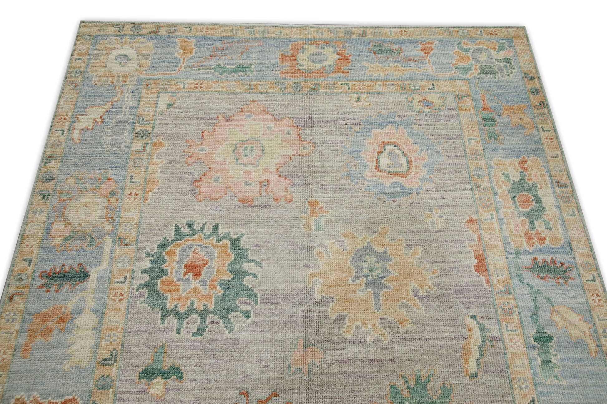 Turkish Oushak Rug 5' x 6'11" #2135