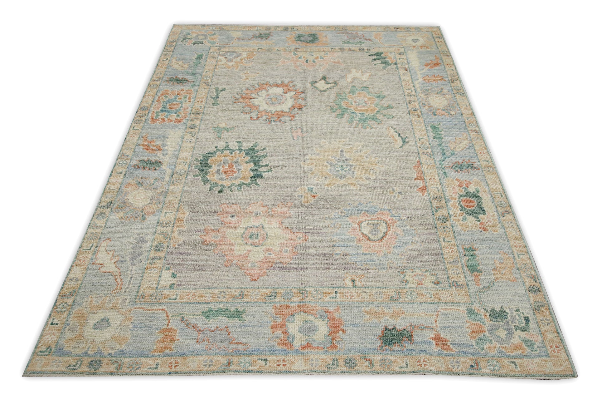 Turkish Oushak Rug 4'11" x 6'10" #2101