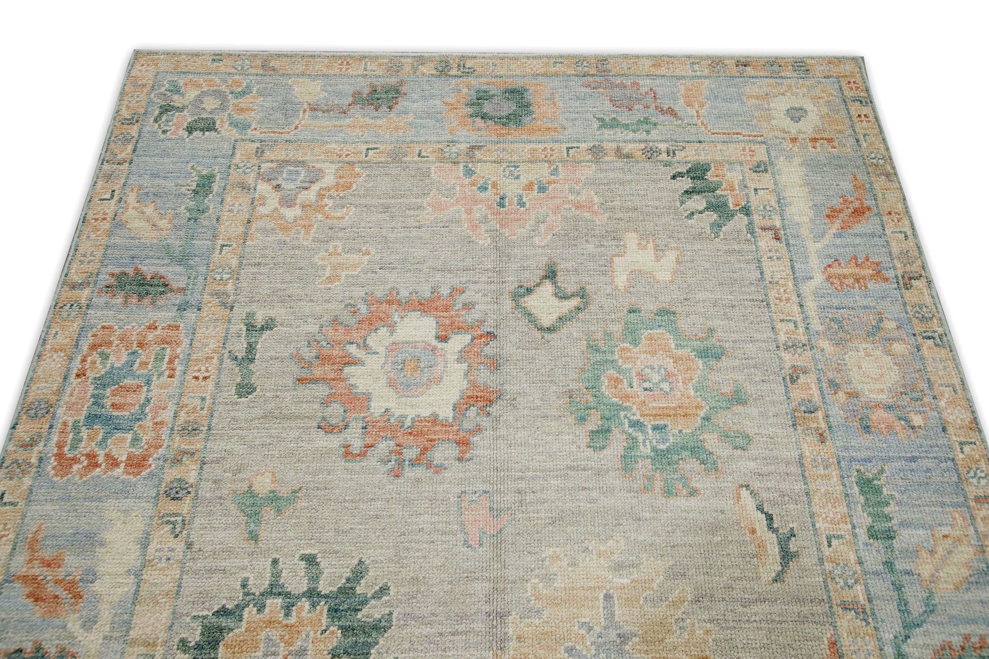 Turkish Oushak Rug 4'11" x 6'10" #2101