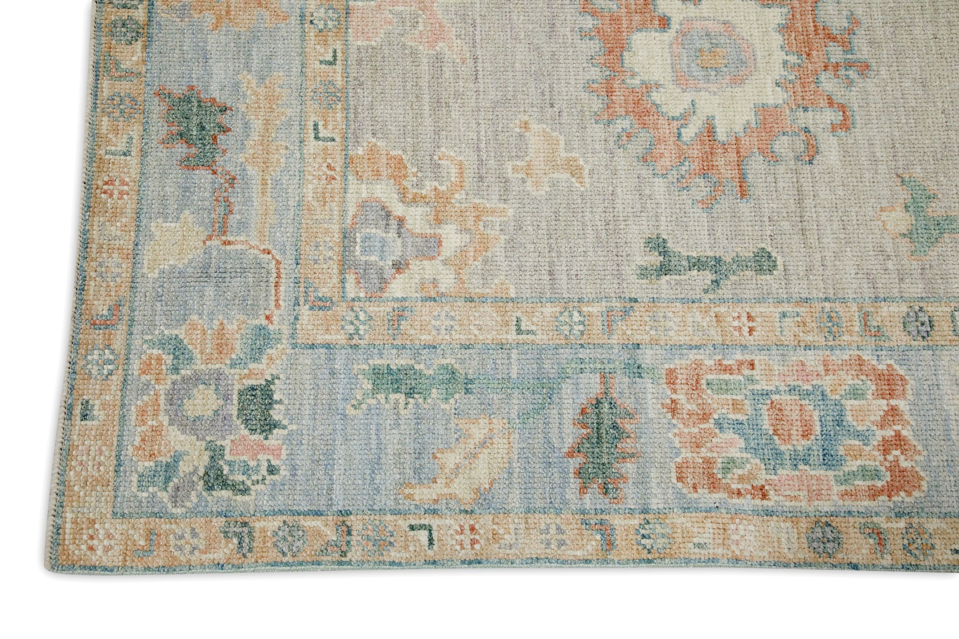 Turkish Oushak Rug 4'11" x 6'10" #2101