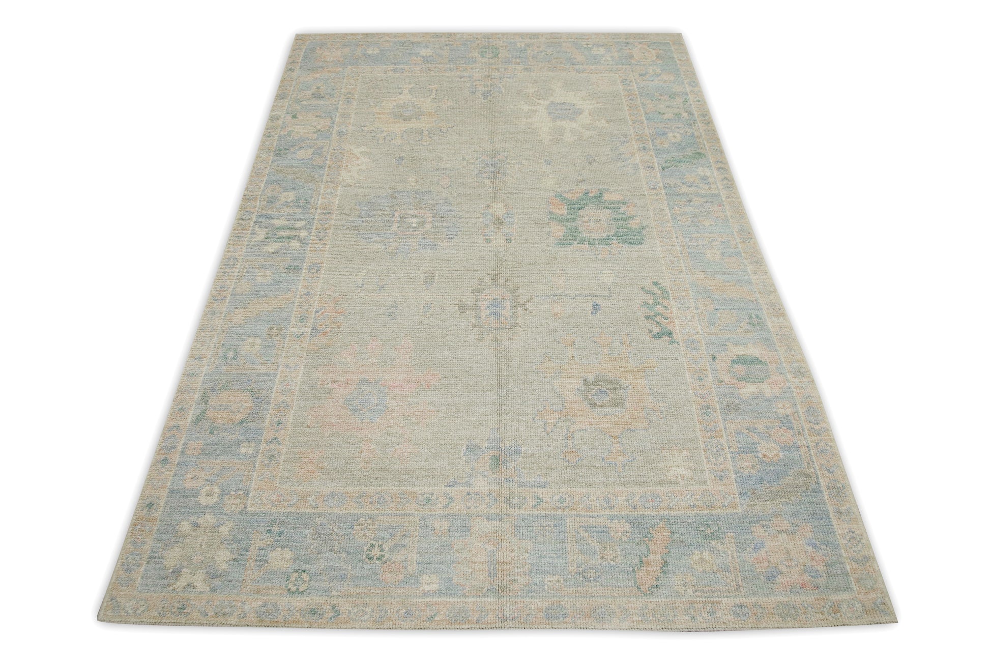 Turkish Oushak Rug 4'11" x 7'1" #2770