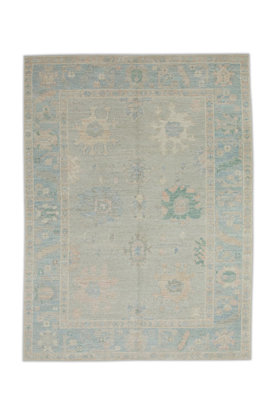 #2770 Turkish Oushak 4'11" x 7'1"