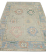 Turkish Oushak Rug 5' x 6'11" #2736