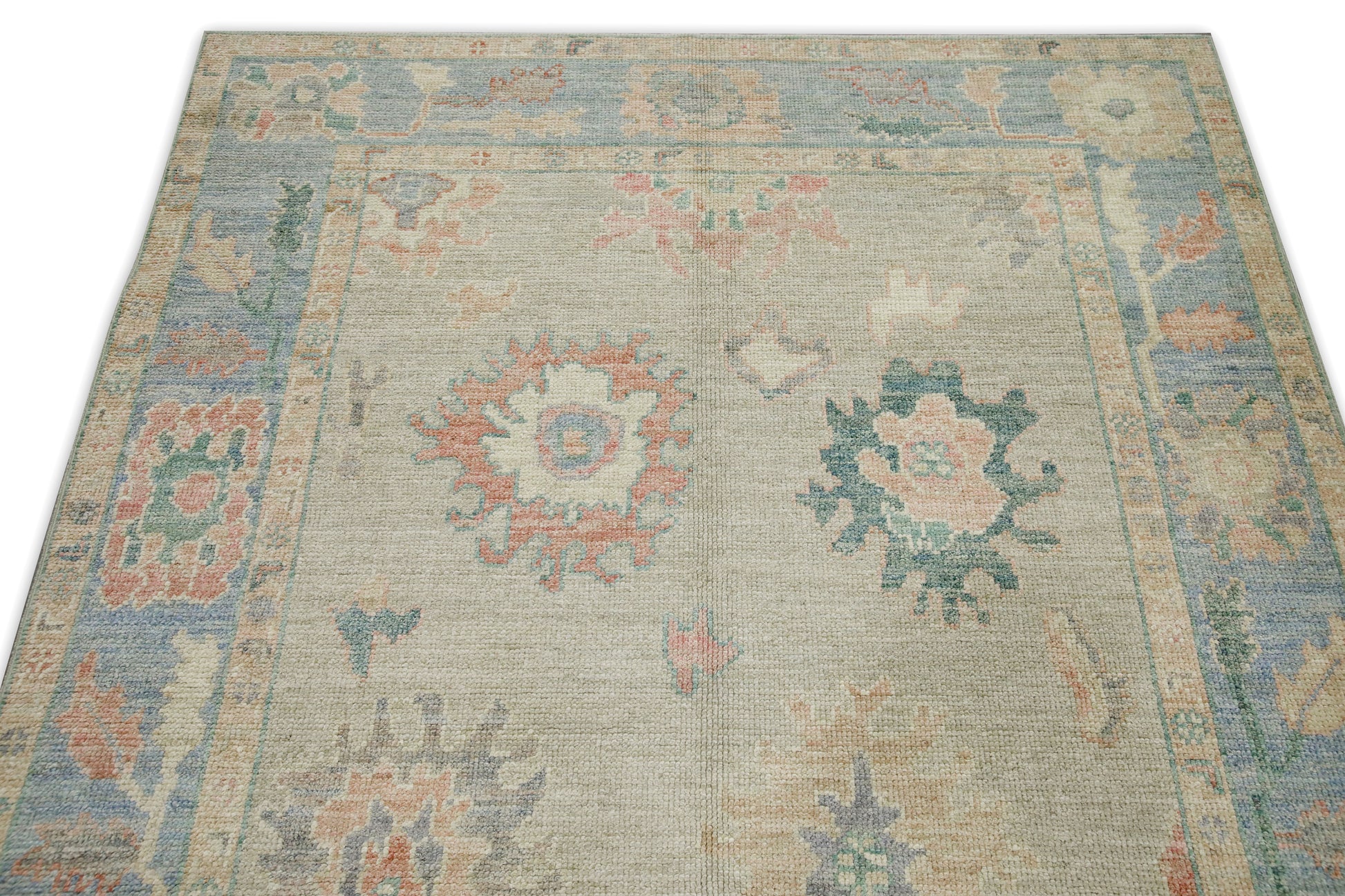 Turkish Oushak Rug 5' x 6'11" #2736