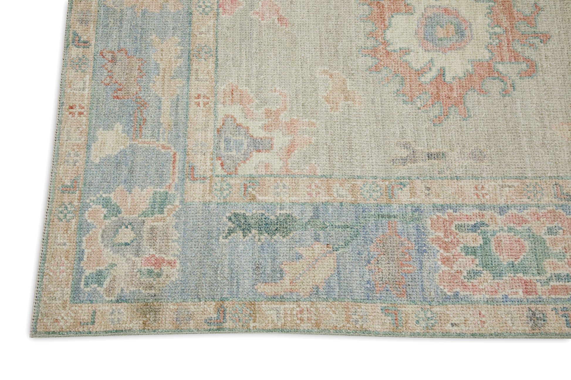 Turkish Oushak Rug 5' x 6'11" #2736