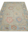 Turkish Oushak Rug 5'1" x 6'11" #2107