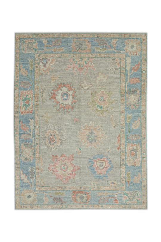 #2107 Turkish Oushak 5'1" x 6'11"