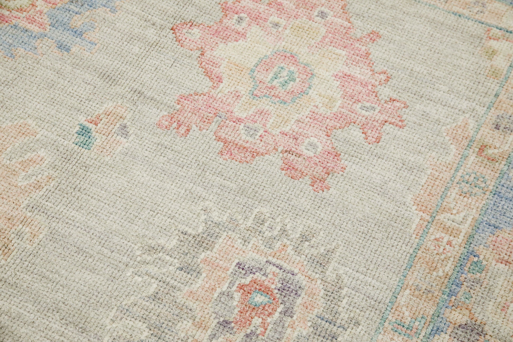 Turkish Oushak Rug 5'1" x 6'11" #2107