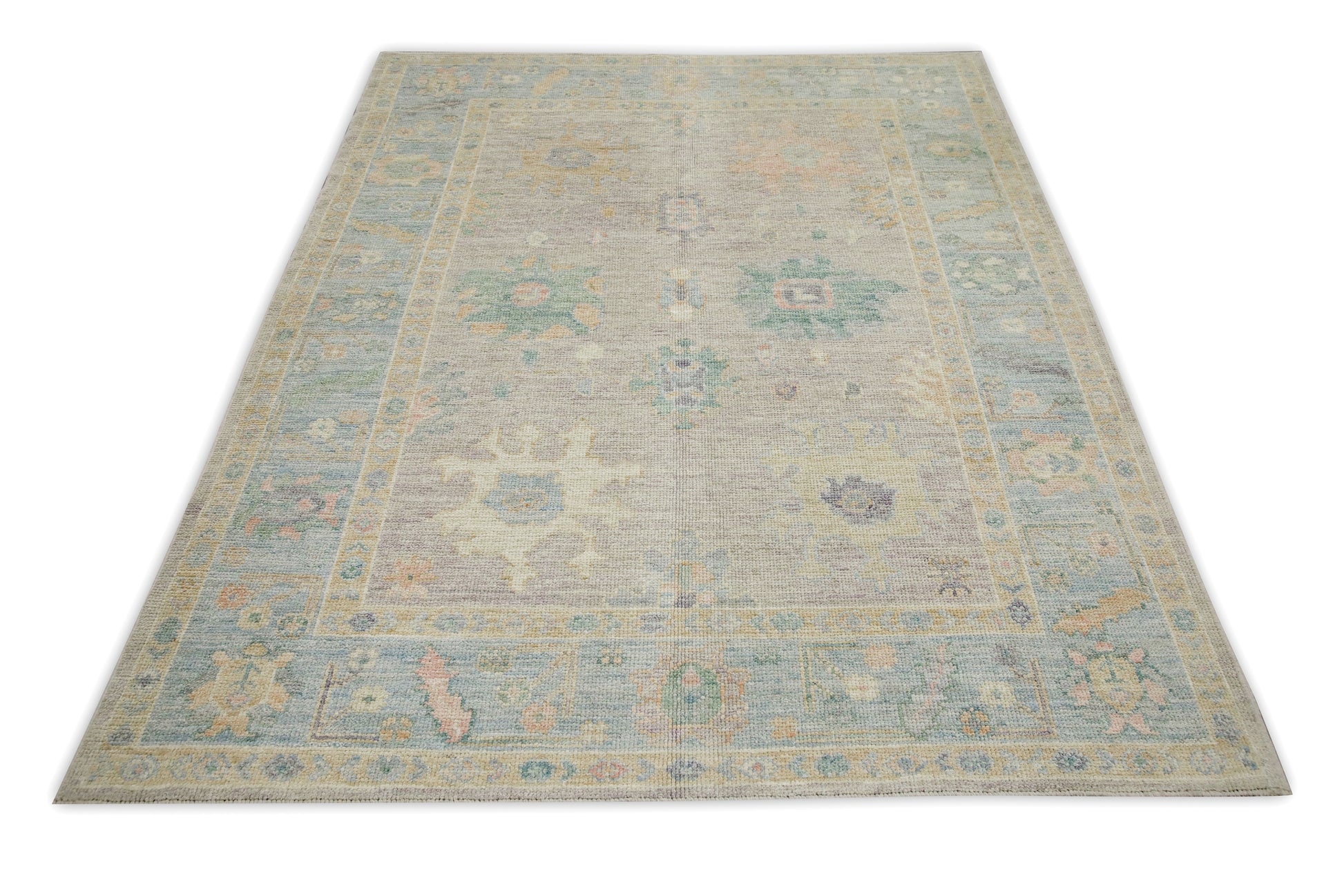 Turkish Oushak Rug 5'4" x 6'9" #2040