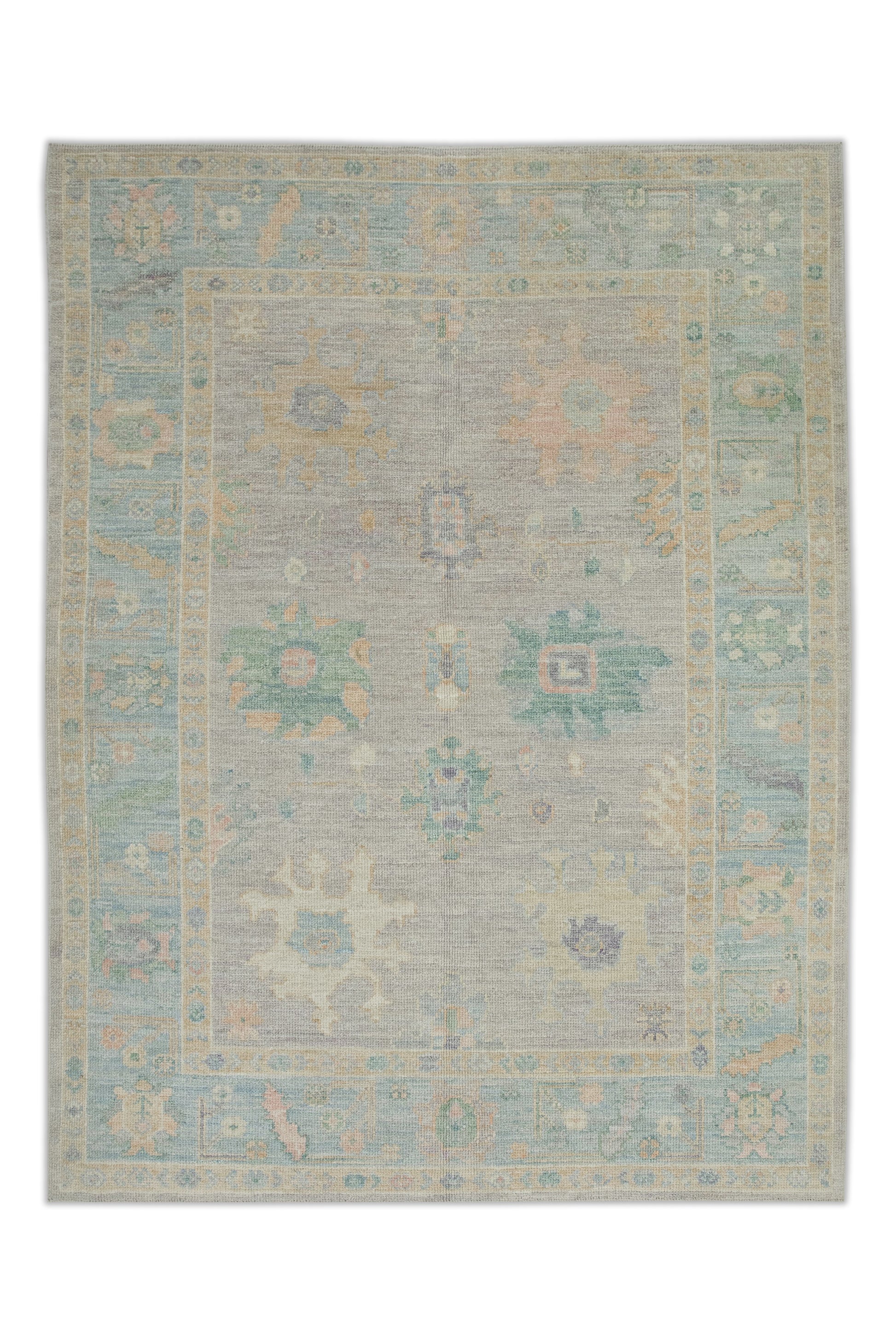 Turkish Oushak Rug 5'4" x 6'9" #2040