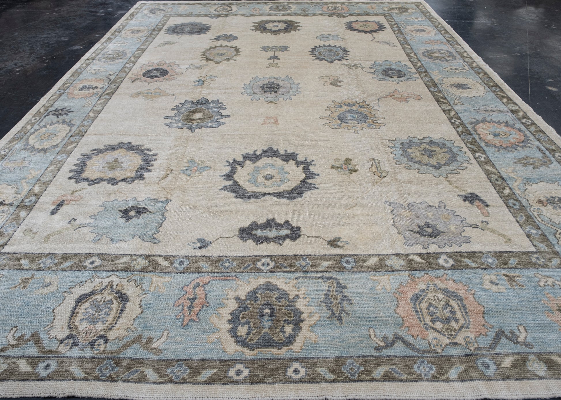 Turkish Oushak Rug 10'10" x 15'4" #V101