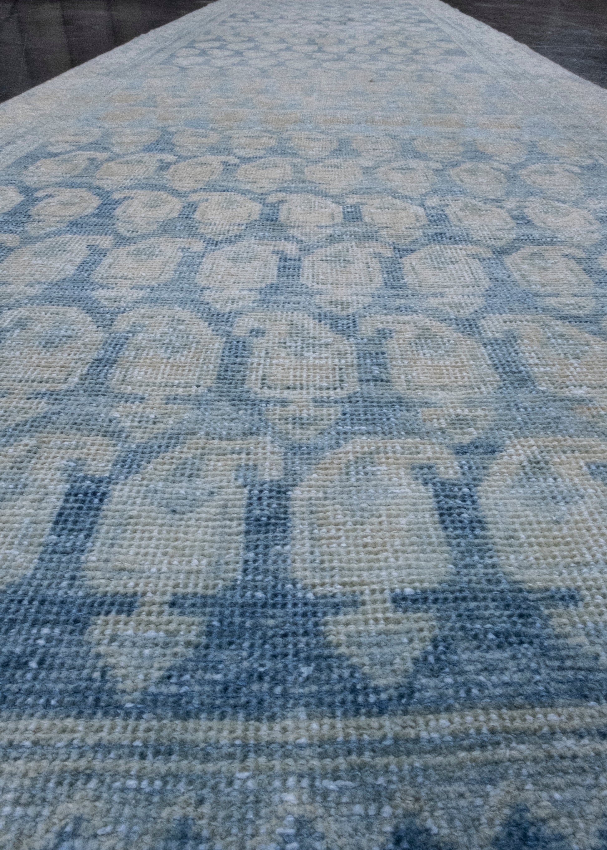 Turkish Vintage Anatolian Runner Rug 3'1" x 12'7" #16909
