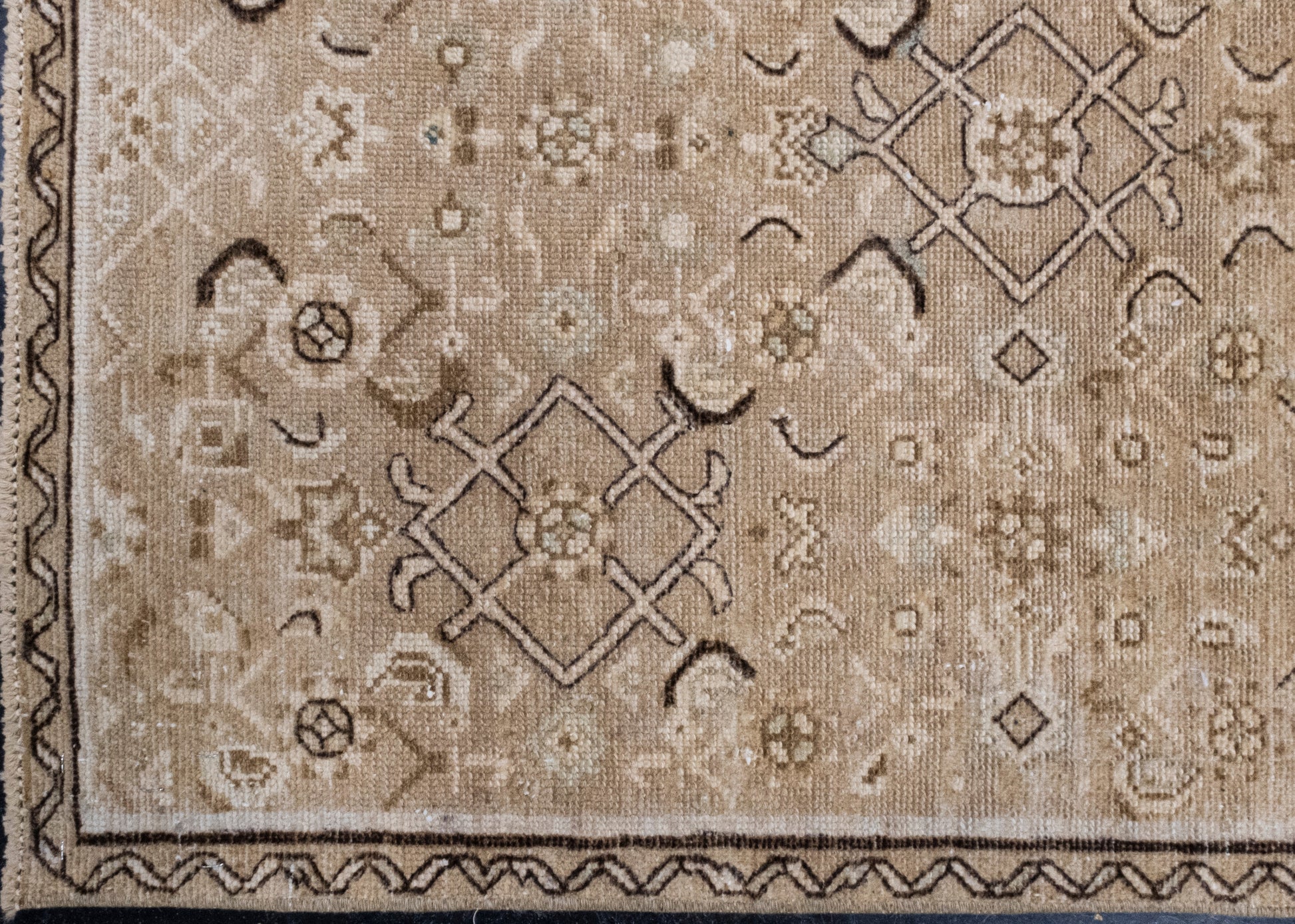 Turkish Vintage Anatolian Runner Rug 2'6" x 12'4" #16908