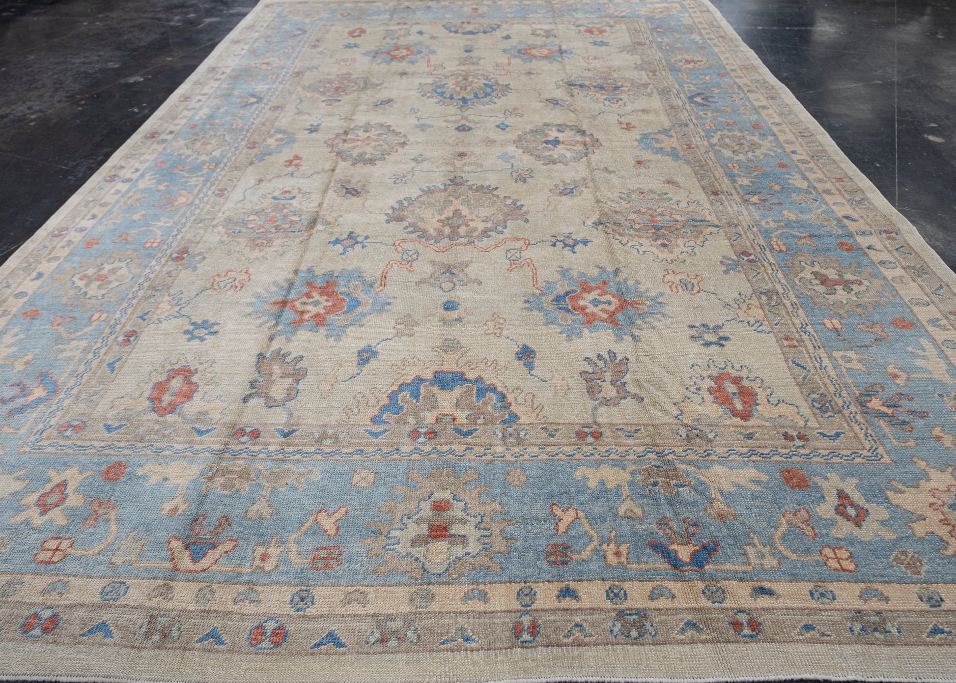 Turkish Oushak Rug 9'10" x 15'9" #149-HS