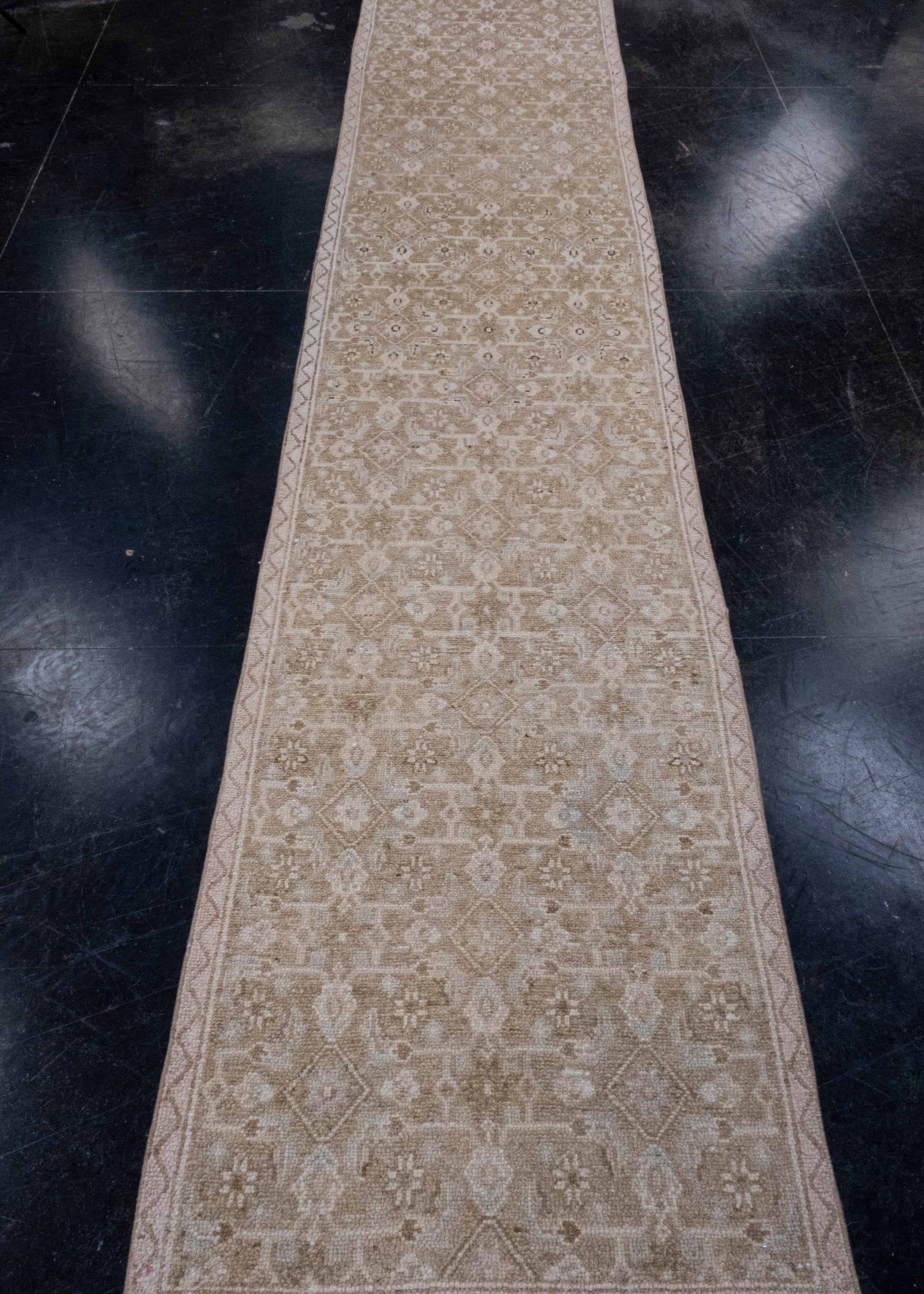 Turkish Vintage Anatolian Runner Rug 2'5" x 11'9" #16905