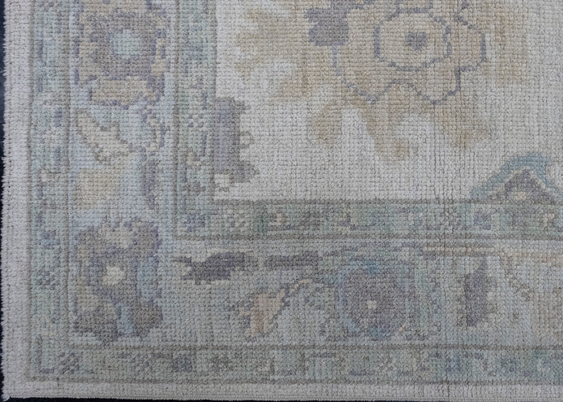 Turkish Oushak Runner Rug 3'1" x 10'2" #16379