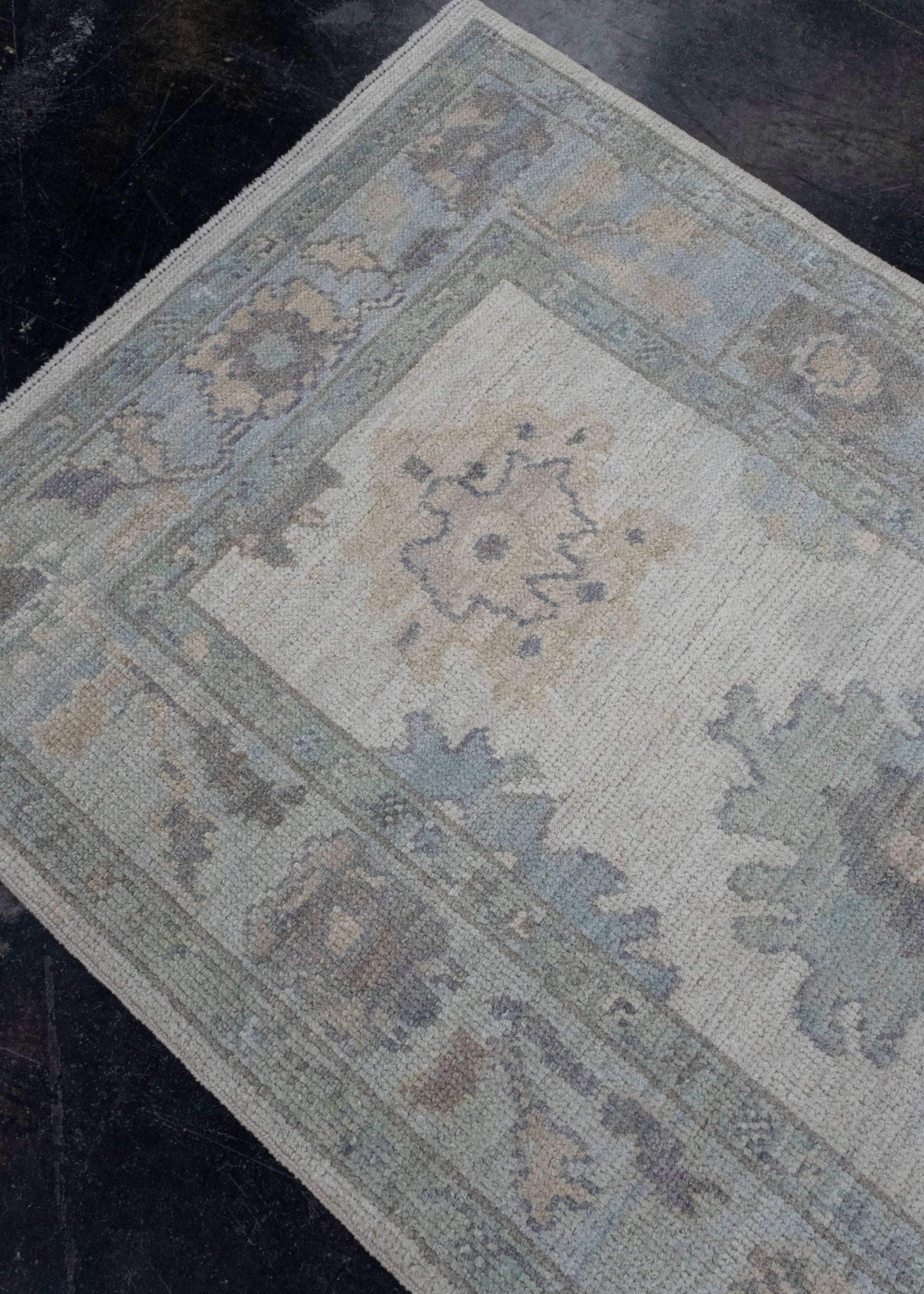 Turkish Oushak Runner Rug 3'1" x 10'2" #16379