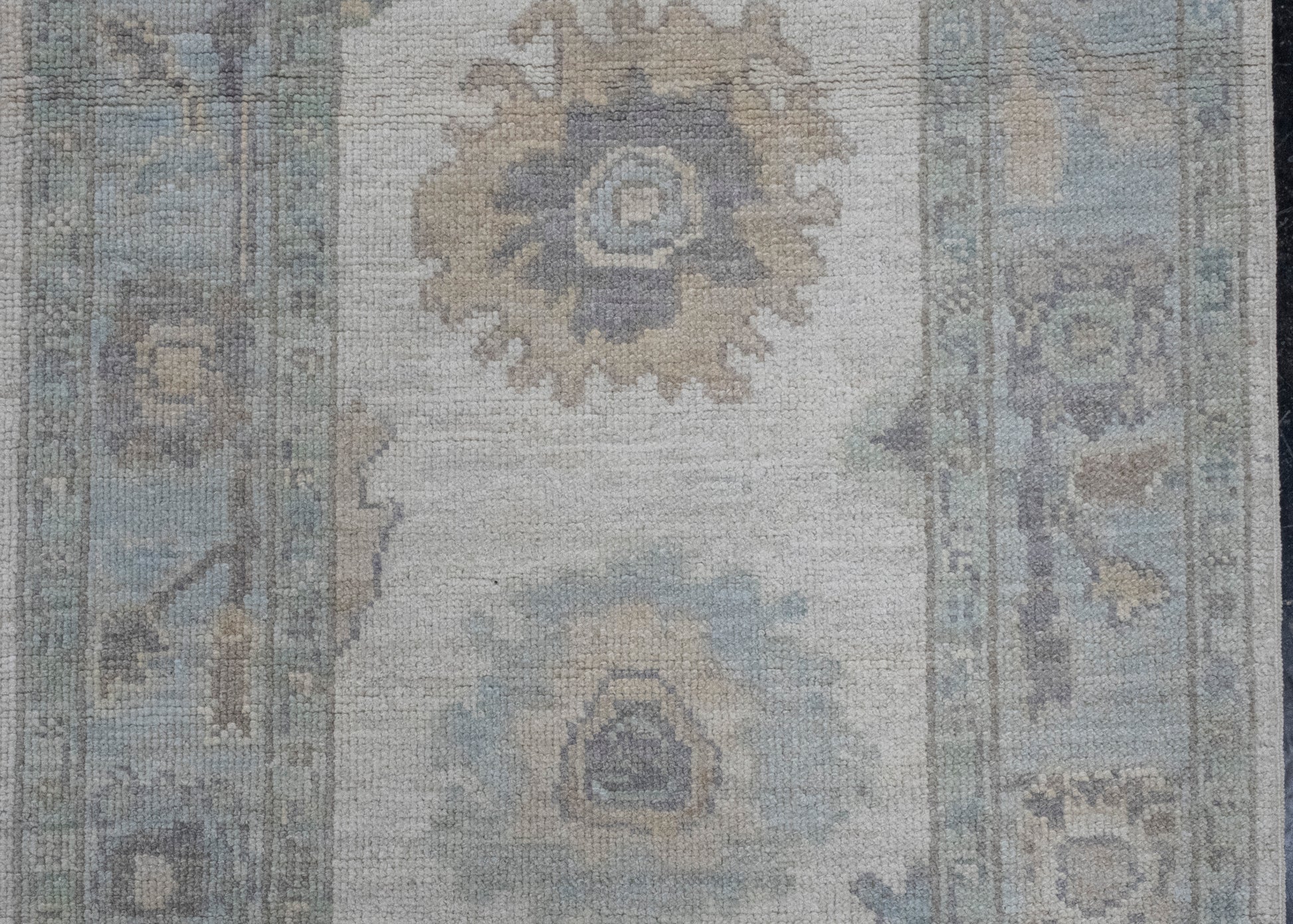 Turkish Oushak Runner Rug 3'1" x 10'2" #16379