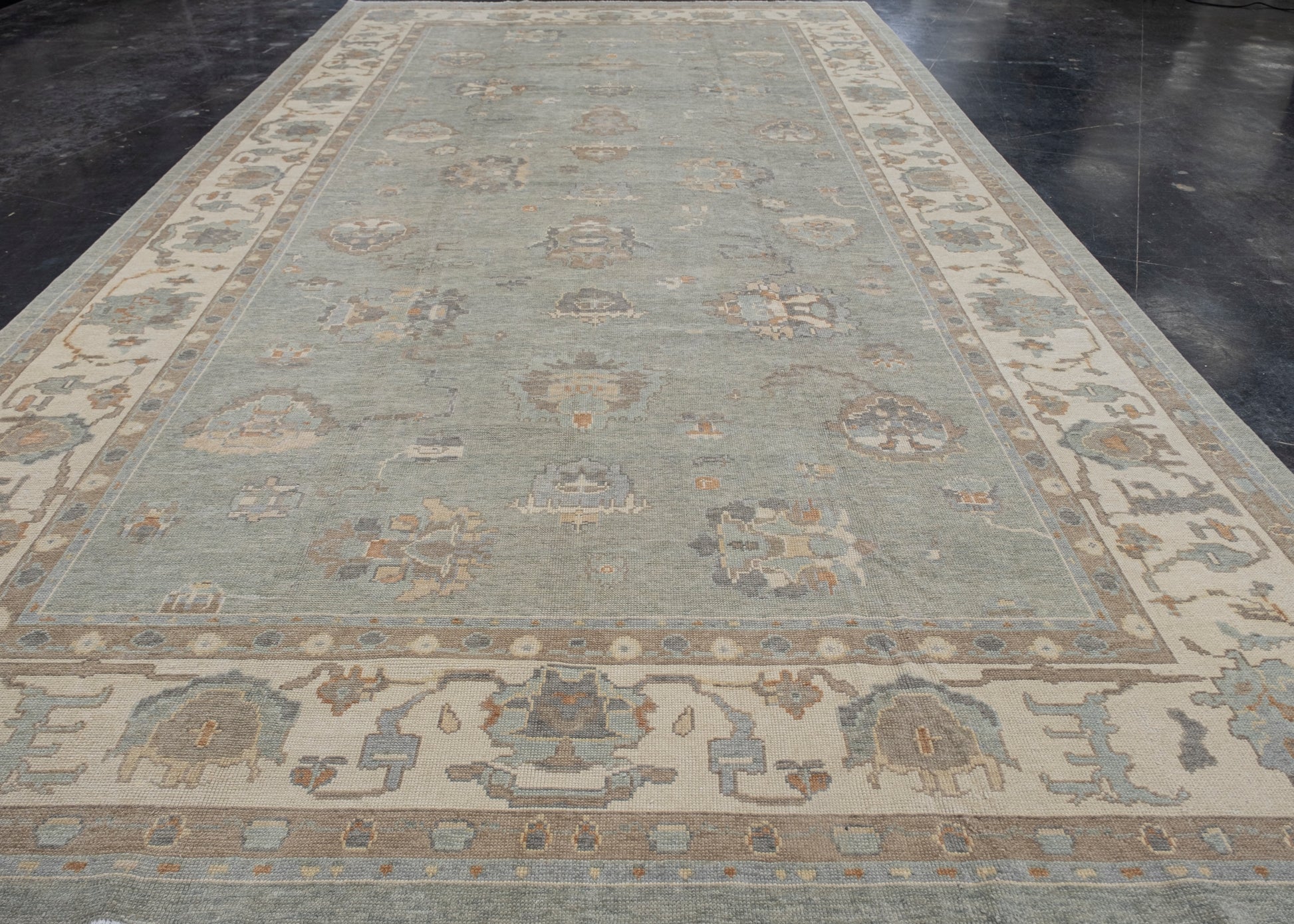 Turkish Oushak Rug 9'11" x 18'5" #2372
