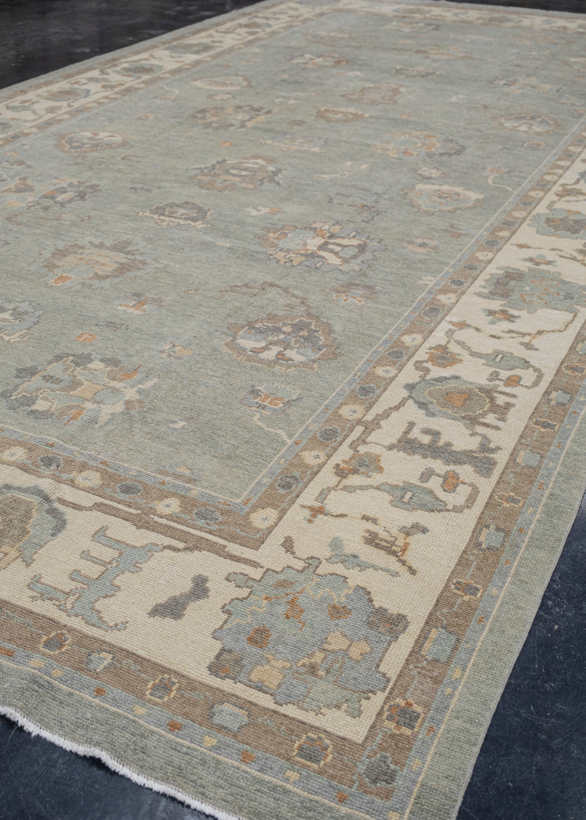 Turkish Oushak Rug 9'11" x 18'5" #2372