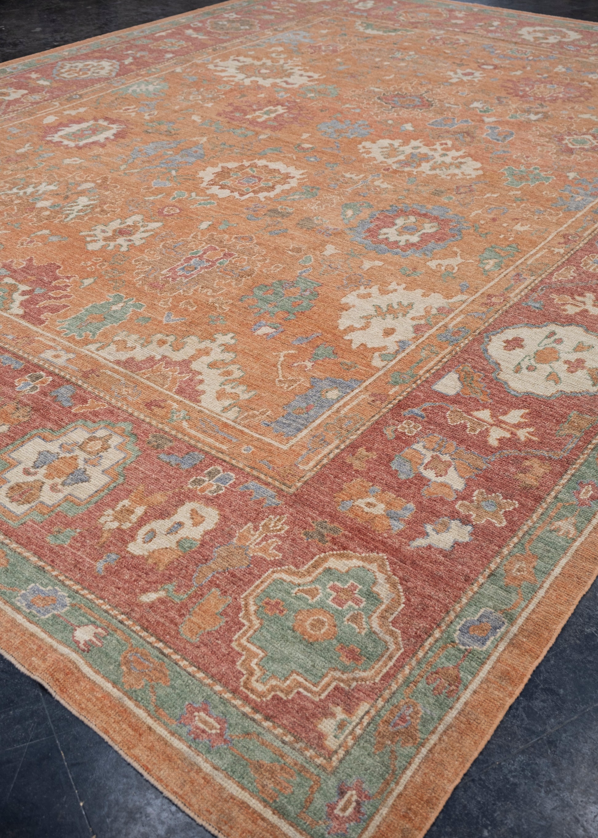 Turkish Oushak Rug 12'9" x 15'11" #11663