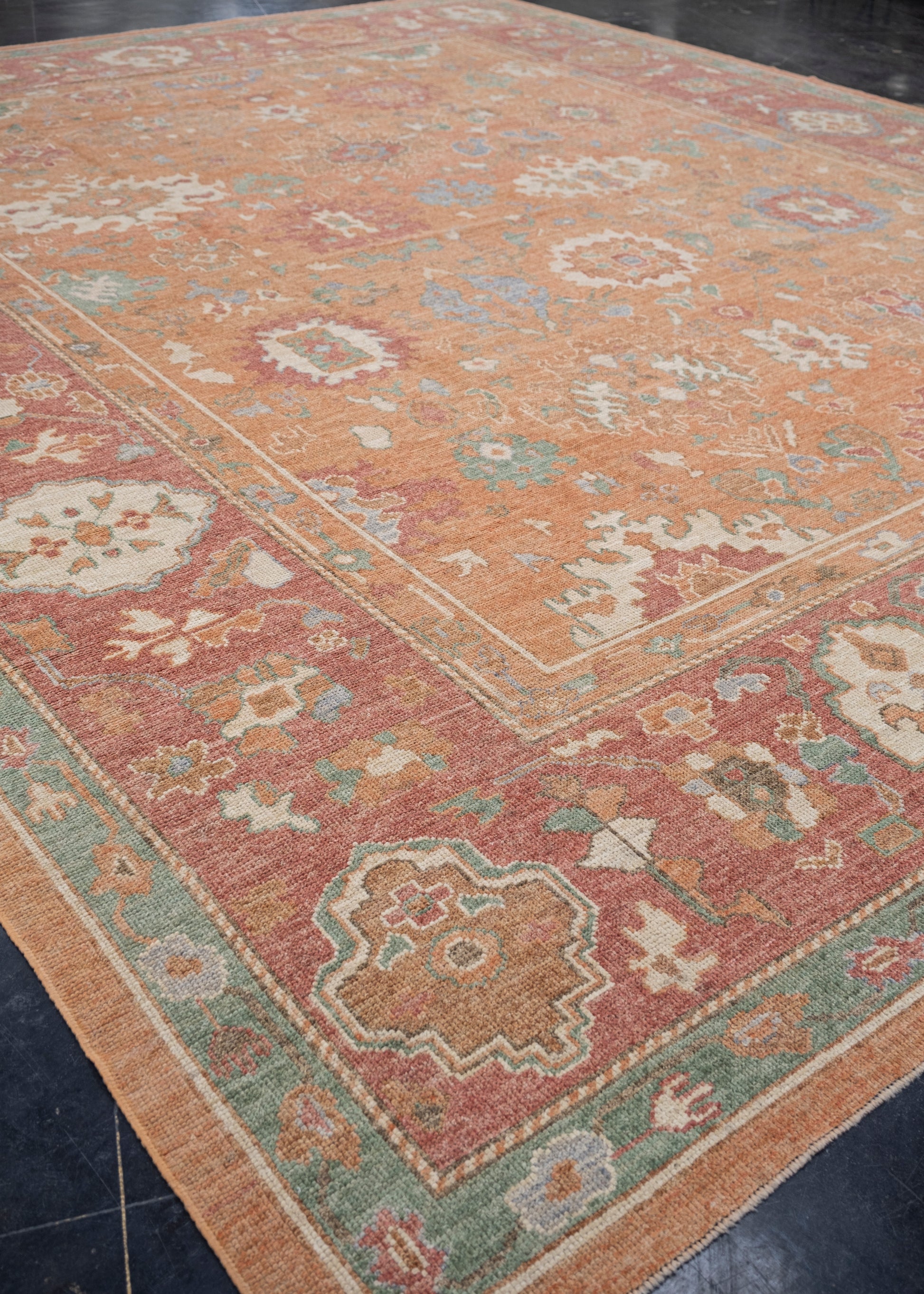 Turkish Oushak Rug 12'9" x 15'11" #11663
