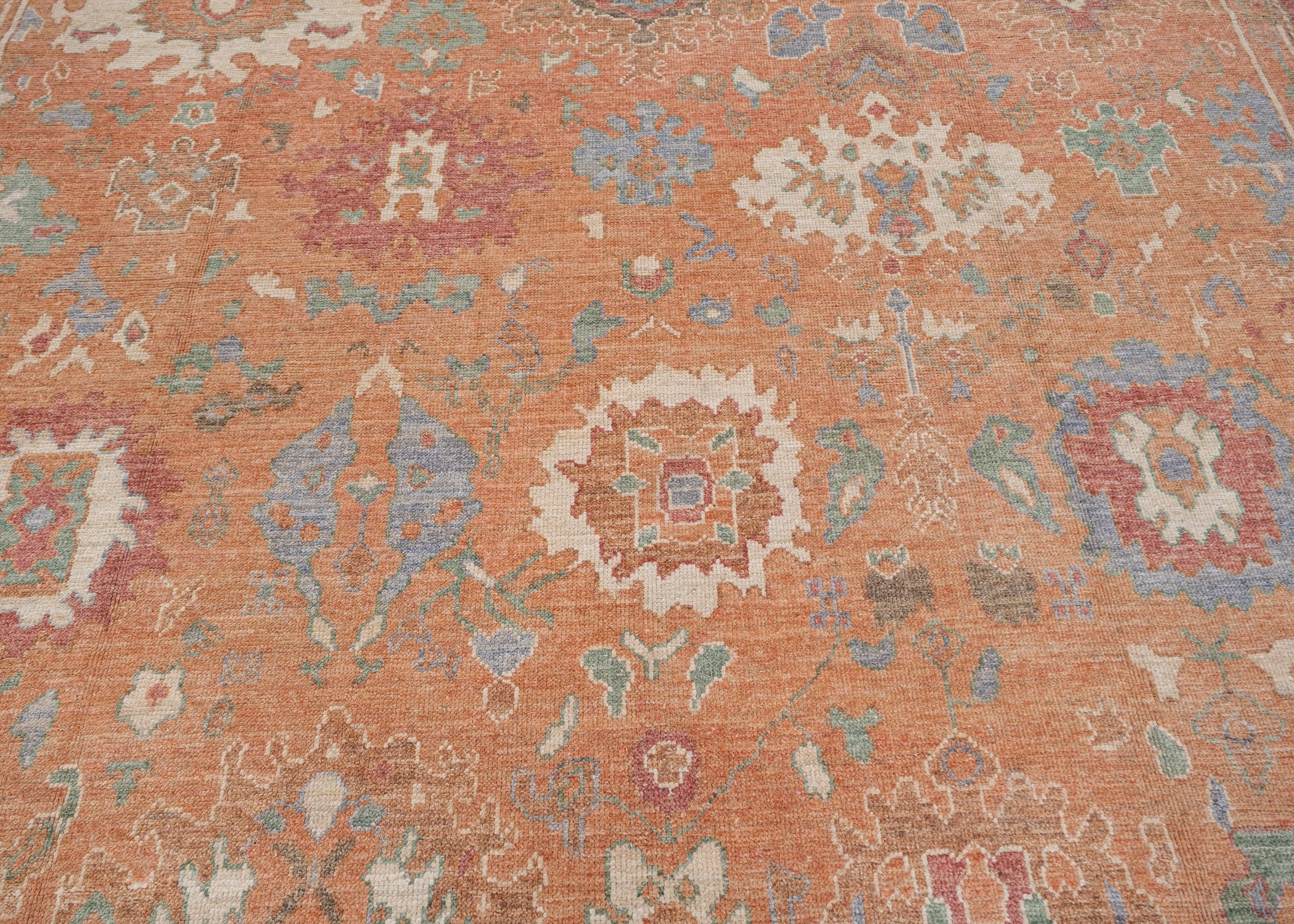Turkish Oushak Rug 12'9" x 15'11" #11663