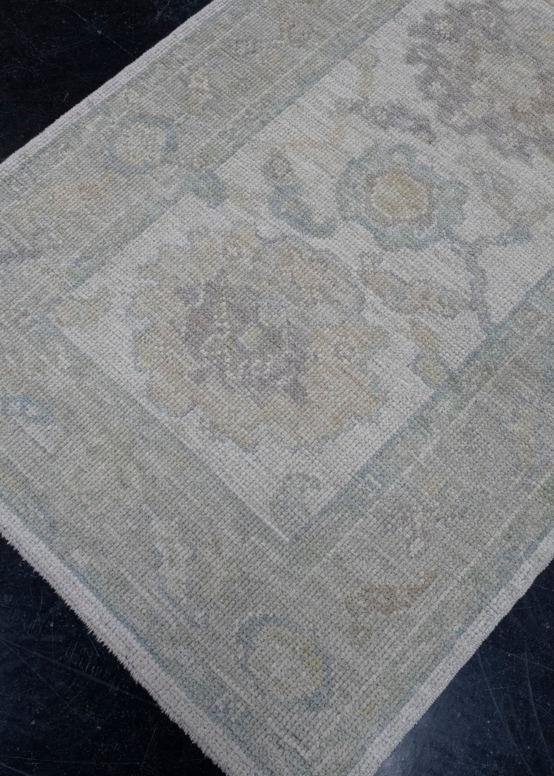 Turkish Oushak Runner Rug 2'10" x 10'1" #16282