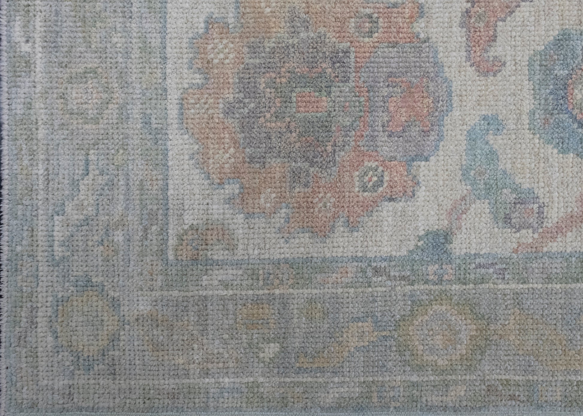Turkish Oushak Runner Rug 2'3" x 10'2" #16193