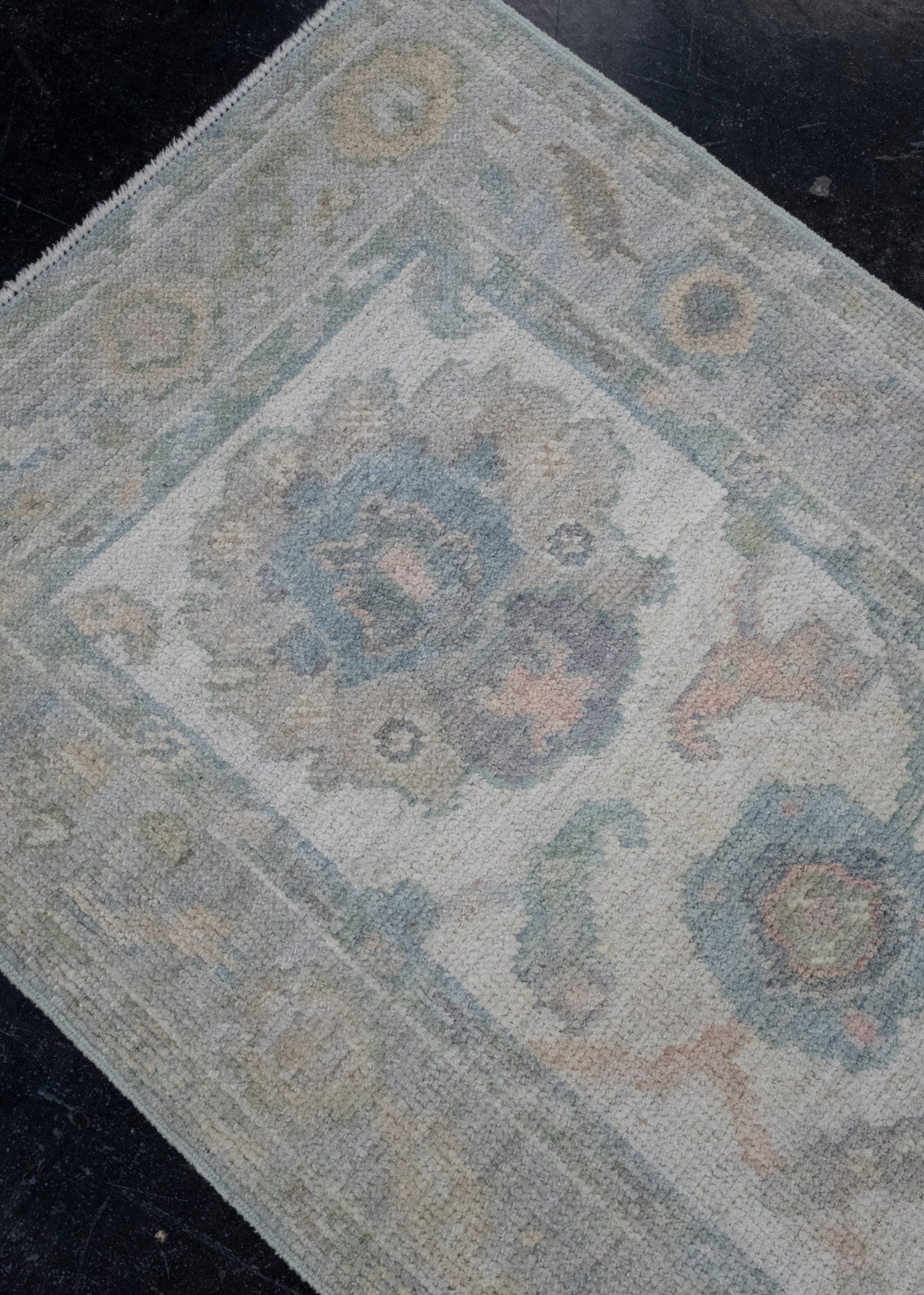 Turkish Oushak Runner Rug 2'3" x 10'2" #16193