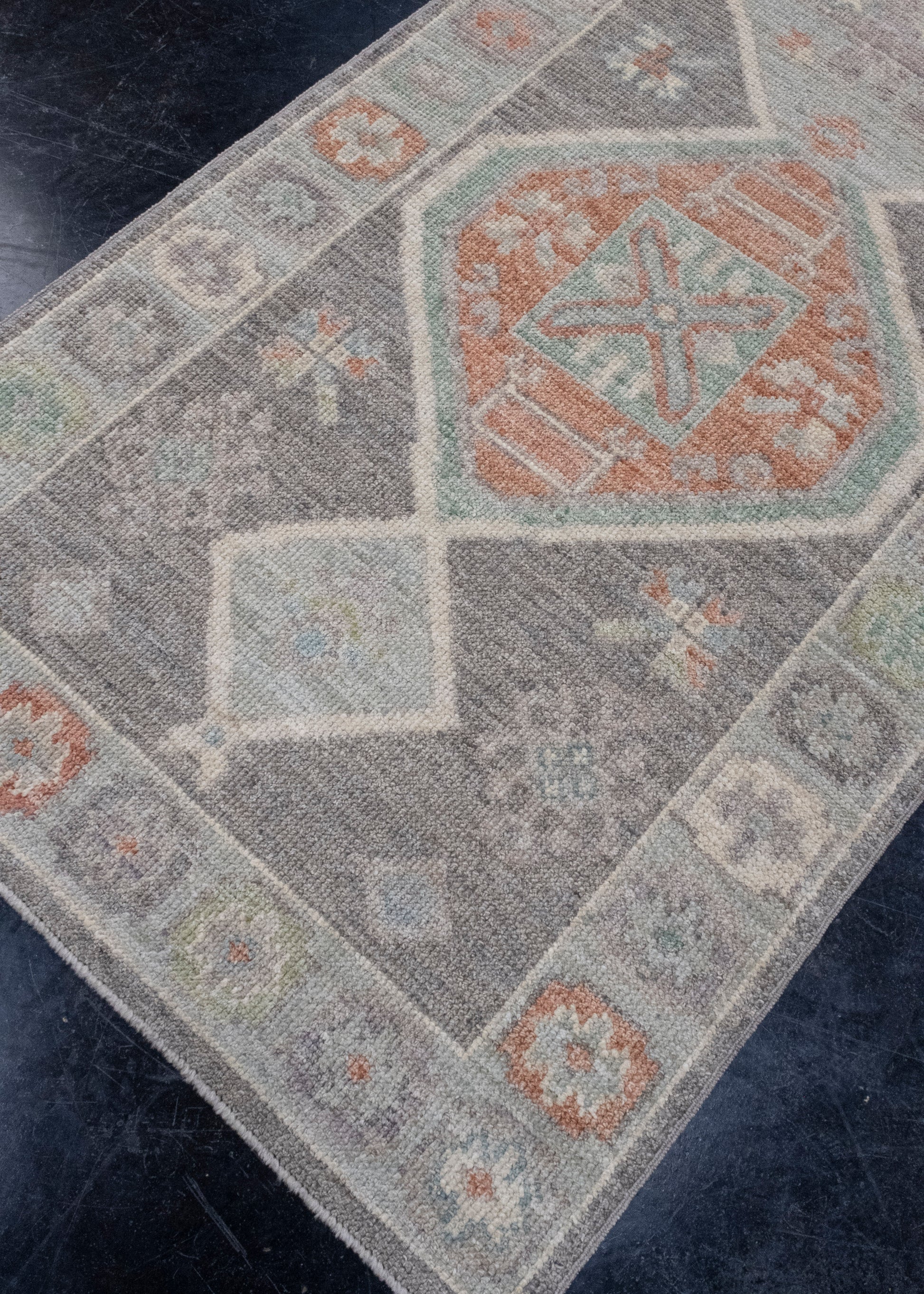 Turkish Oushak Runner Rug 2'11" x 12' #16163