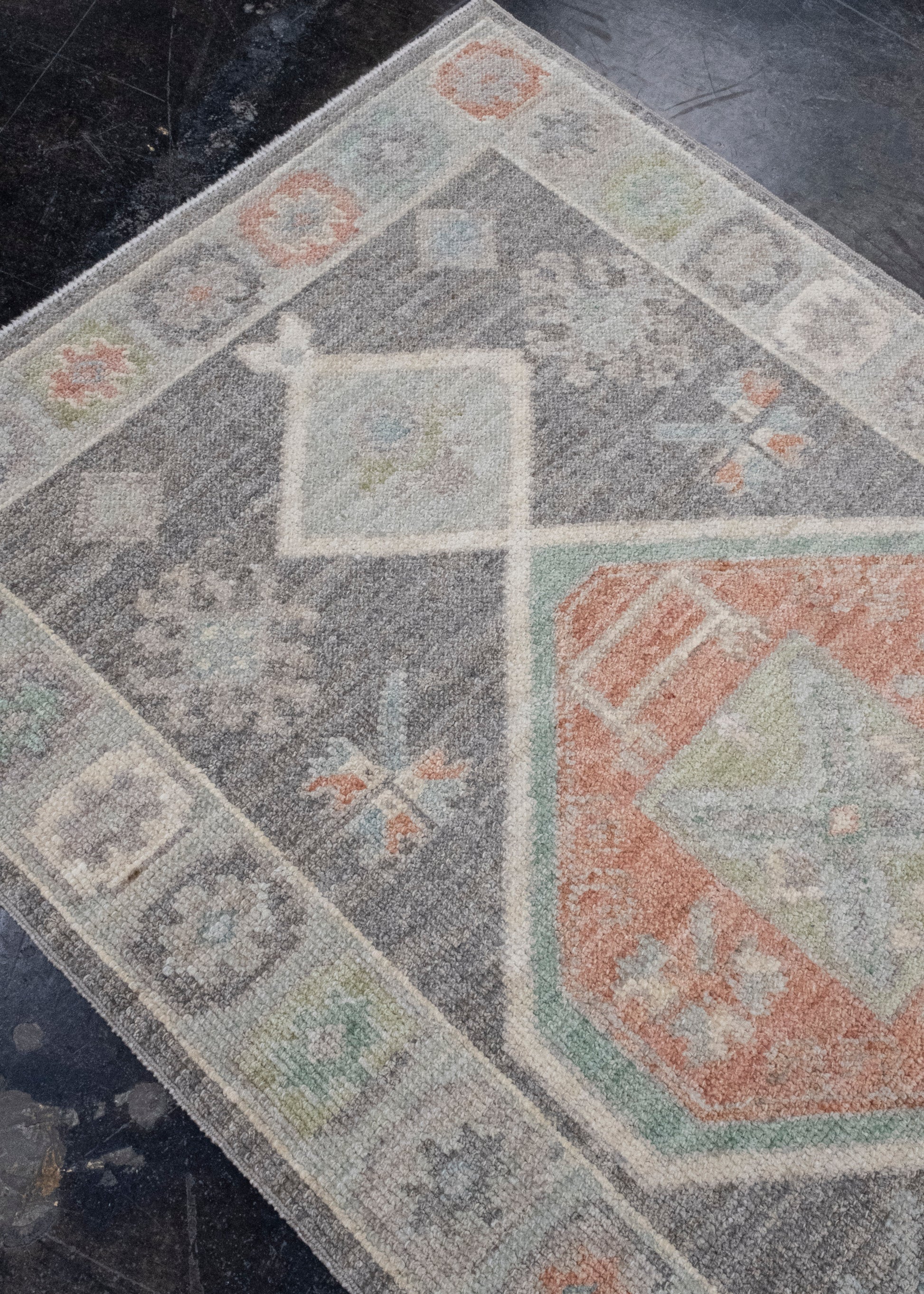 Turkish Oushak Runner Rug 2'11" x 12' #16163