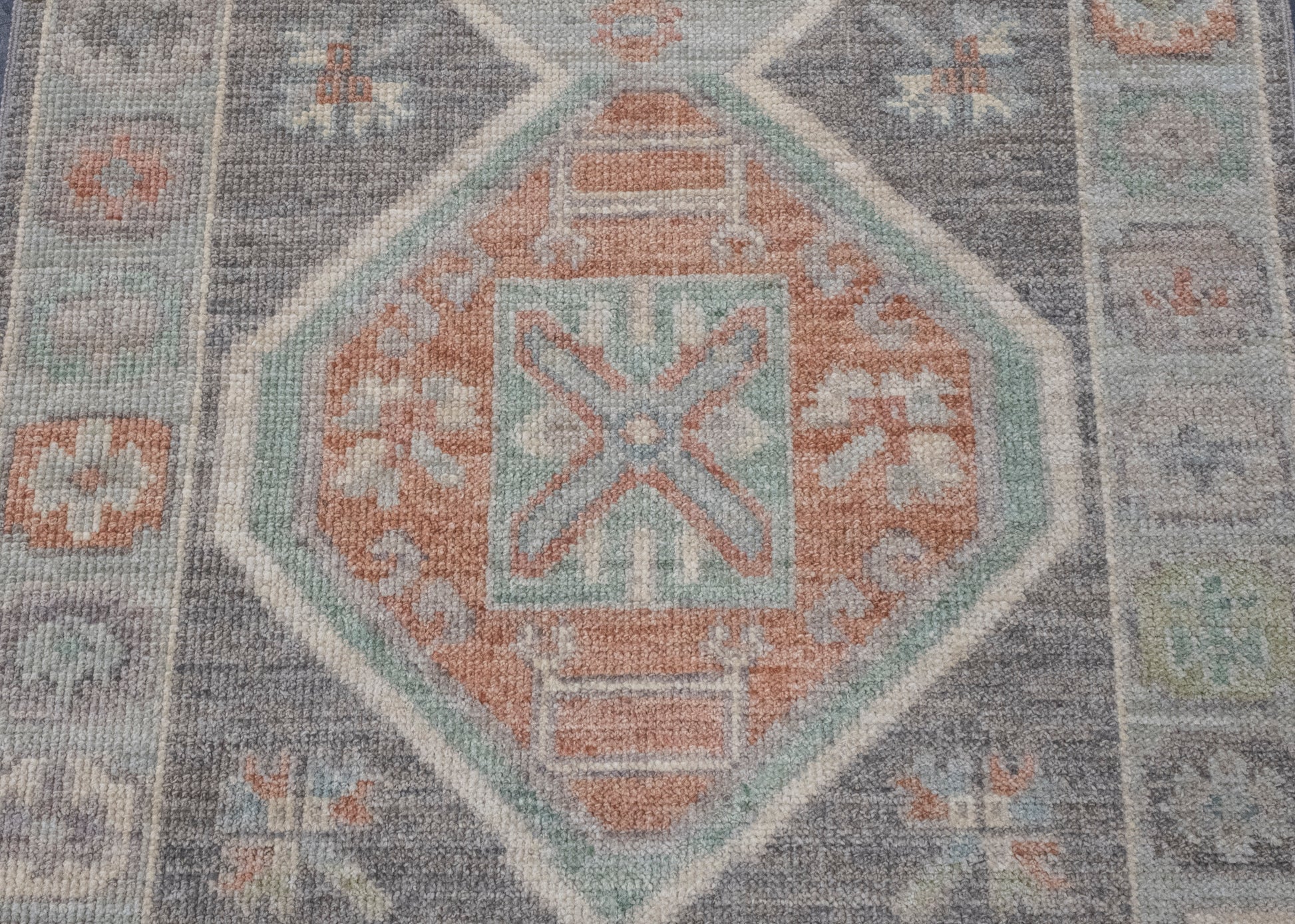 Turkish Oushak Runner Rug 2'11" x 12' #16163