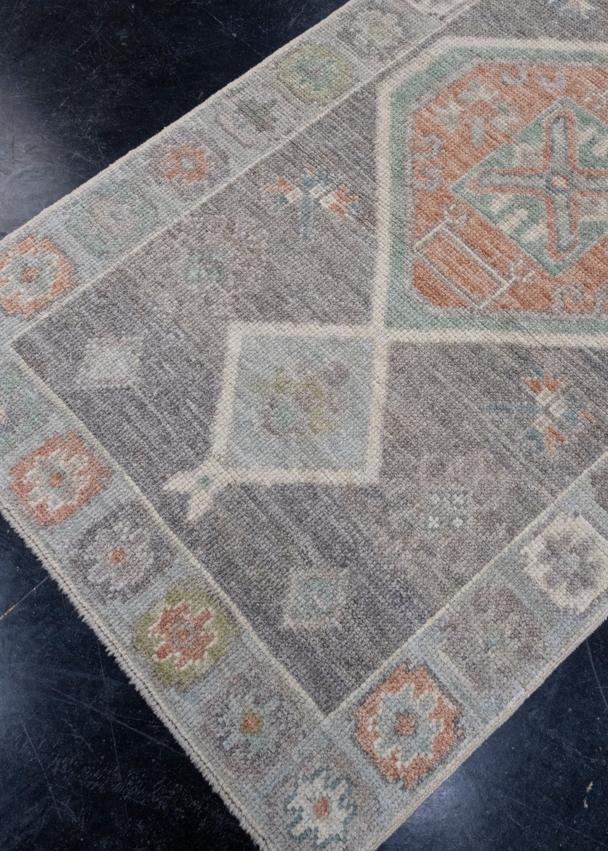 Turkish Oushak Runner Rug 2'10" x 10'10" #16018