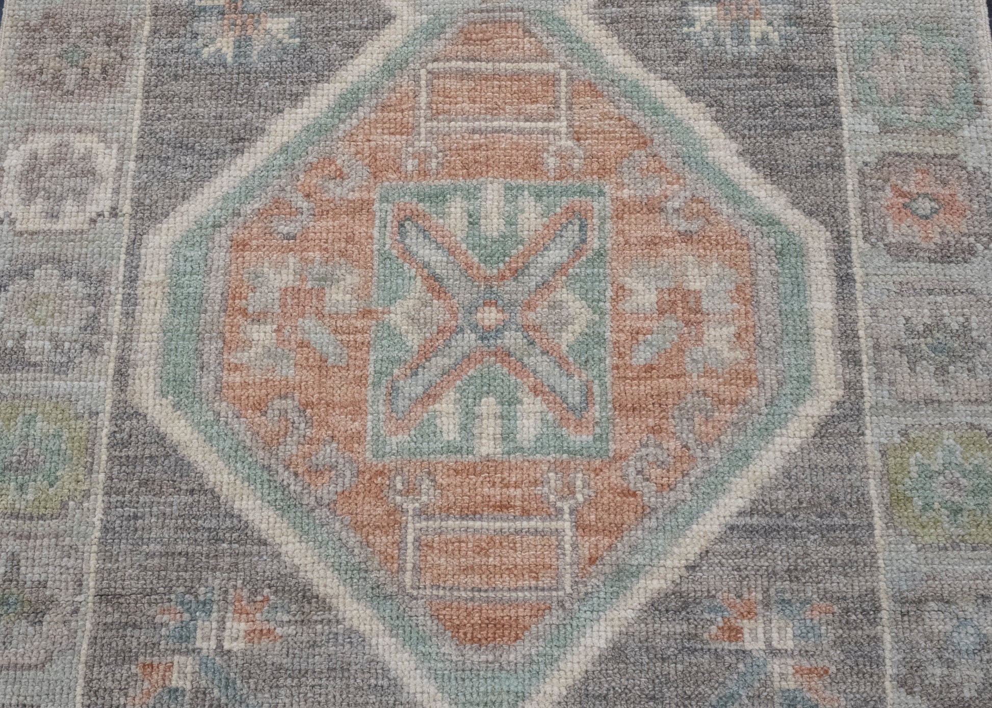 Turkish Oushak Runner Rug 2'10" x 10'10" #16018