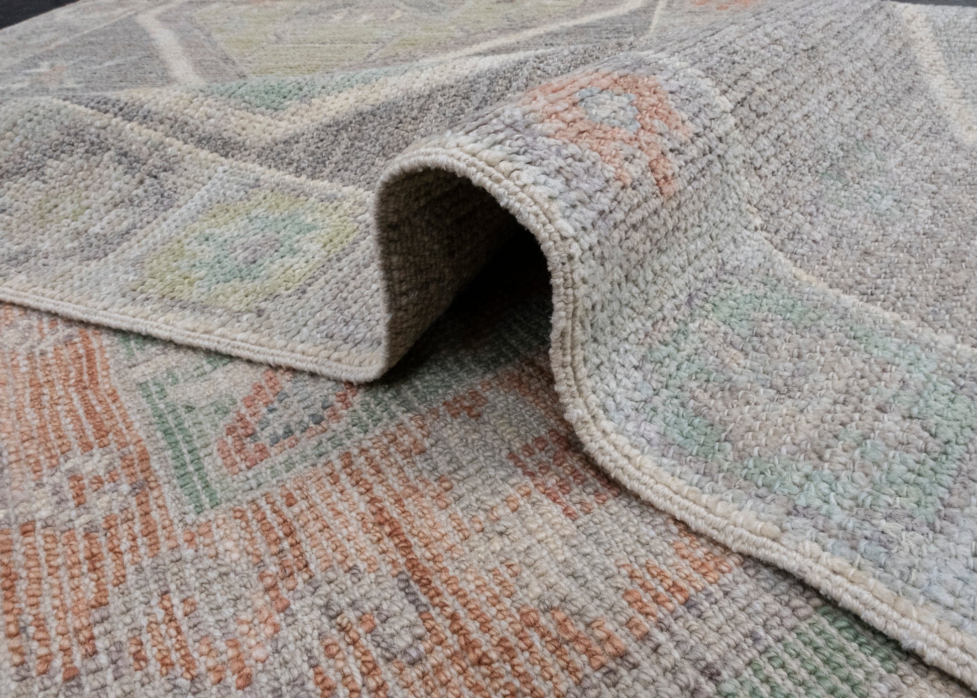 Turkish Oushak Runner Rug 2'10" x 10'10" #16018
