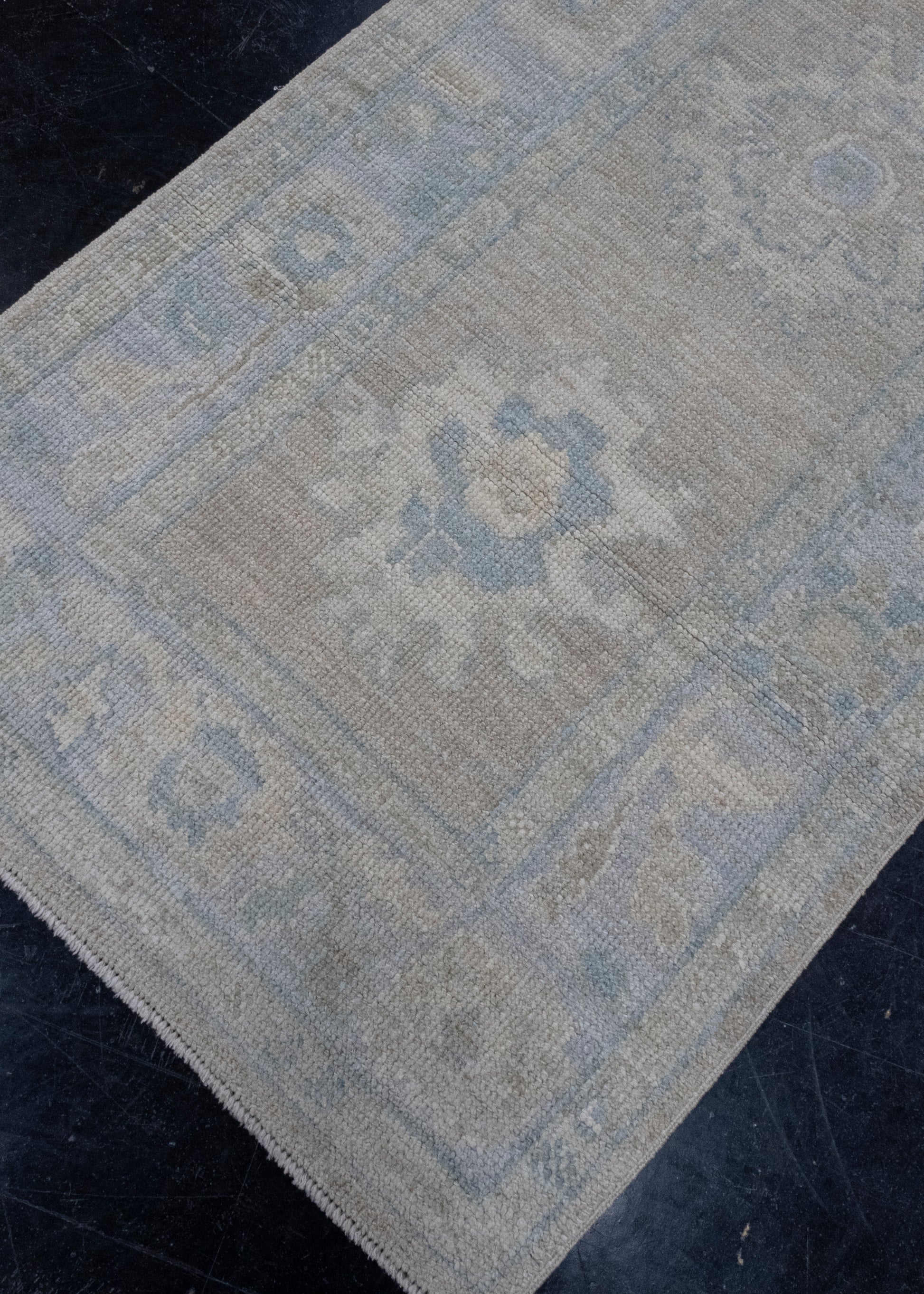 Turkish Oushak Runner Rug 2'10" x 10'1" #16207