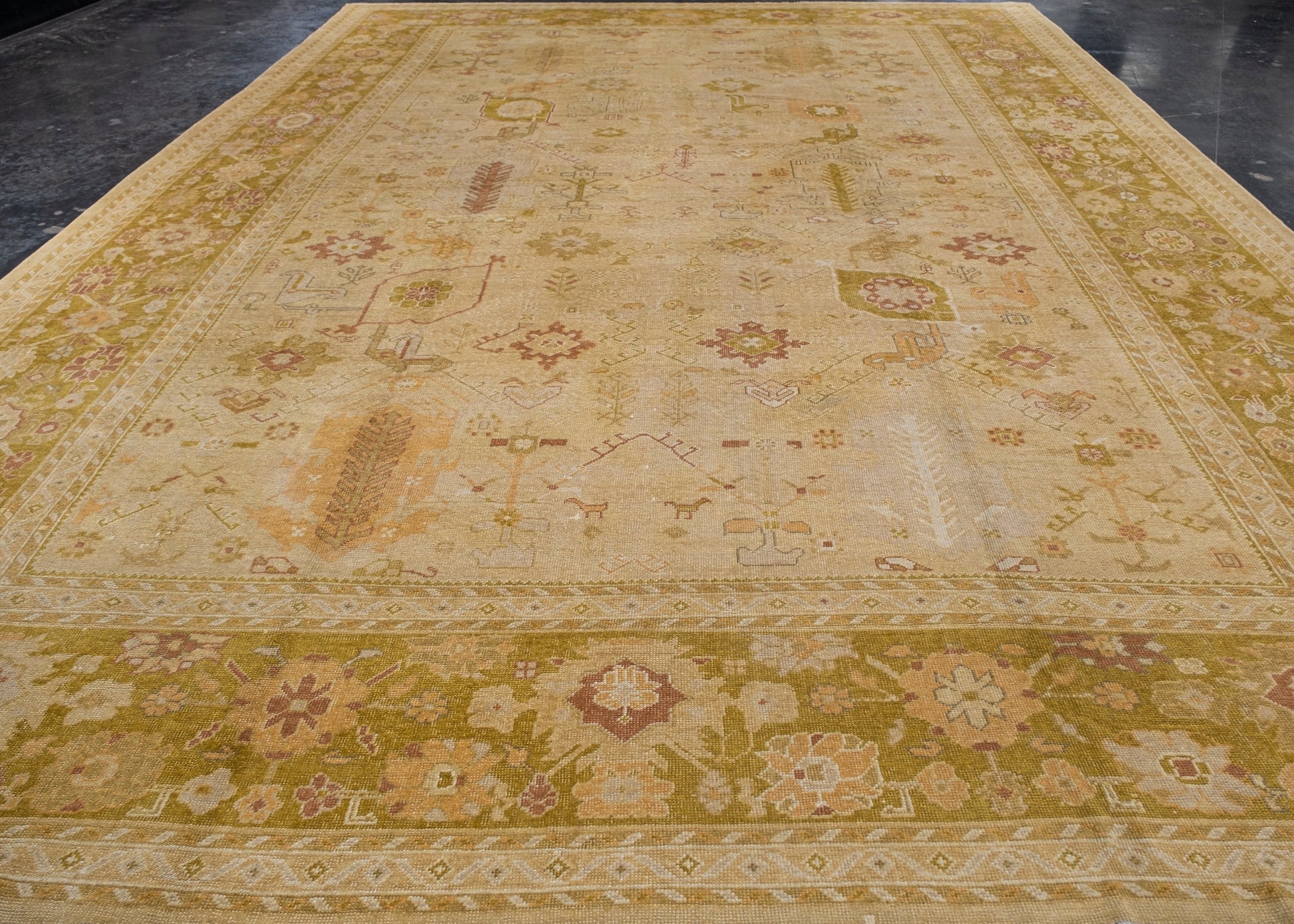 Turkish Oushak Rug 12'10" x 17'9" #120