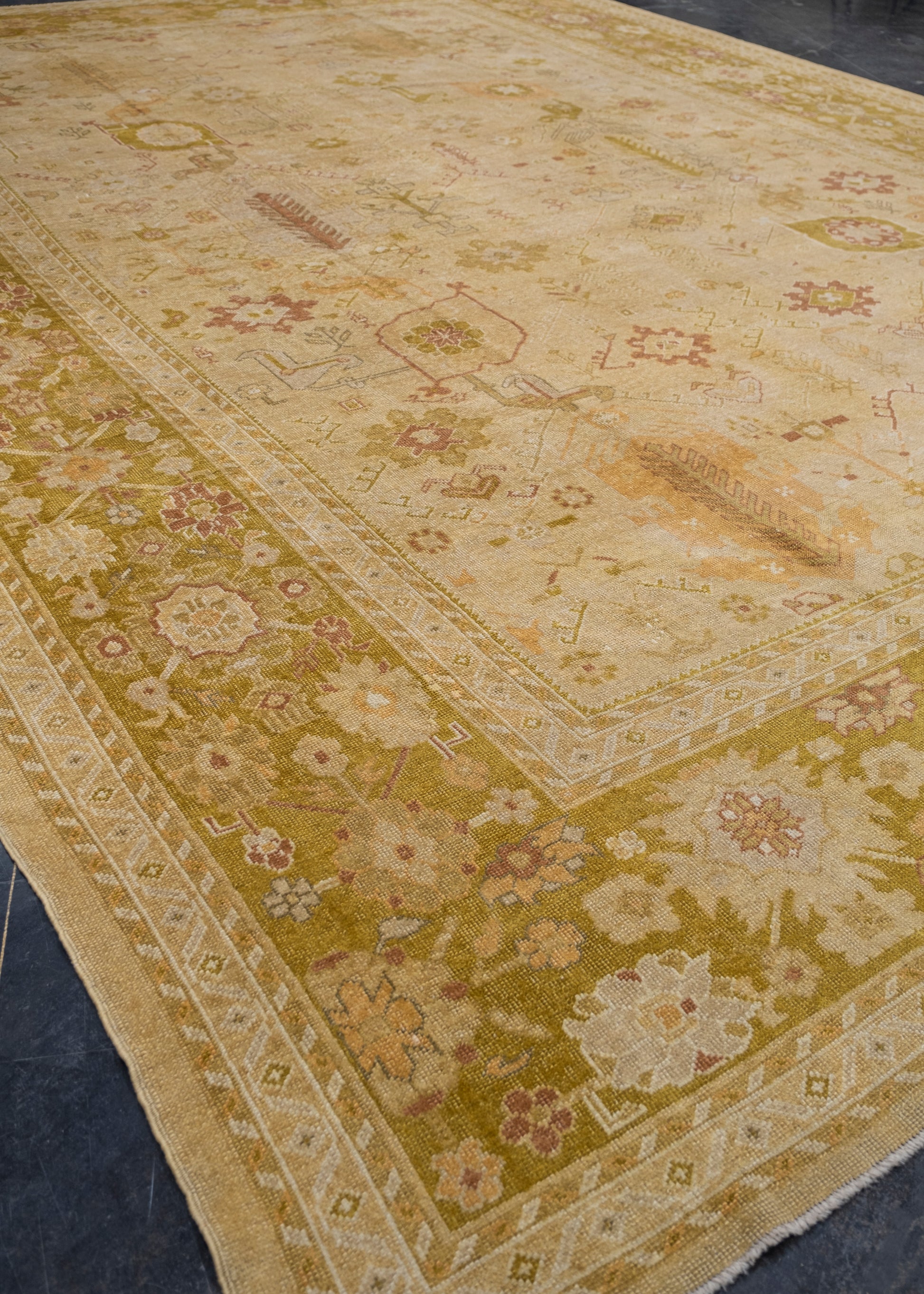 Turkish Oushak Rug 12'10" x 17'9" #120