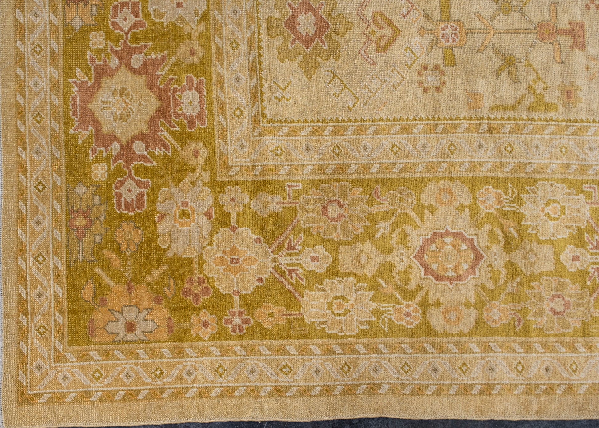 Turkish Oushak Rug 12'10" x 17'9" #120