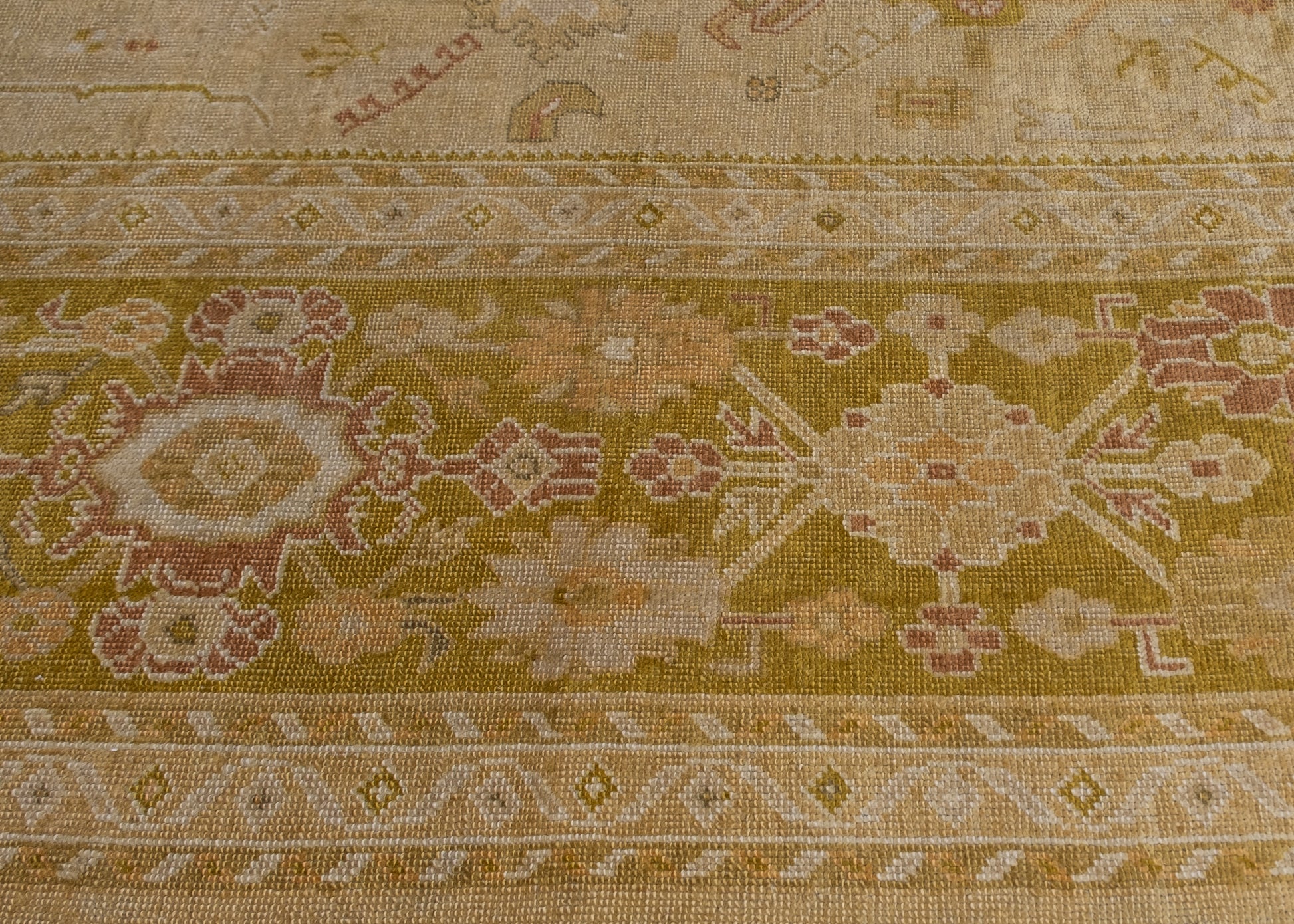 Turkish Oushak Rug 12'10" x 17'9" #120