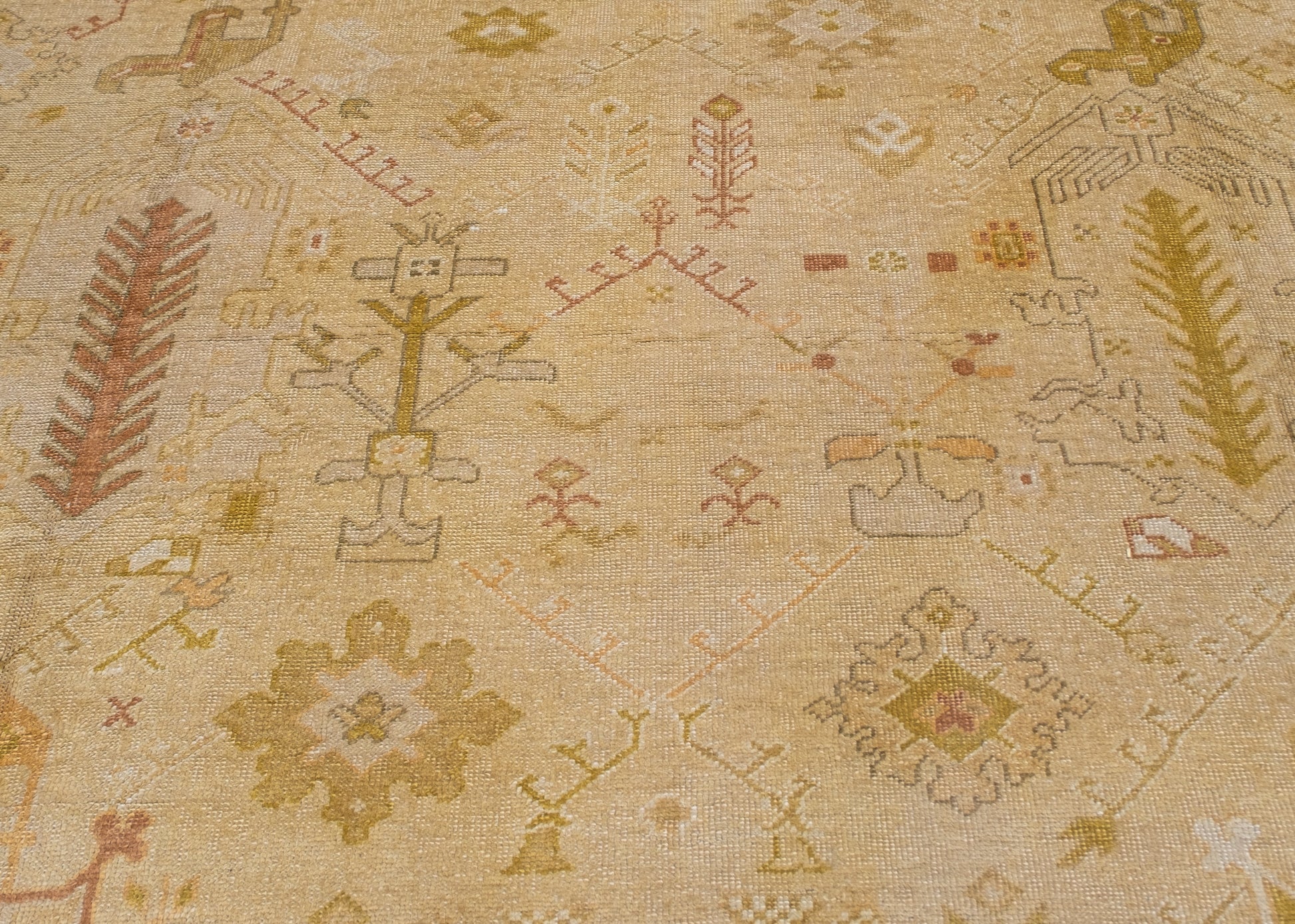 Turkish Oushak Rug 12'10" x 17'9" #120