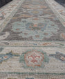 Turkish Oushak Runner Rug 2'10" x 10'2" #16027
