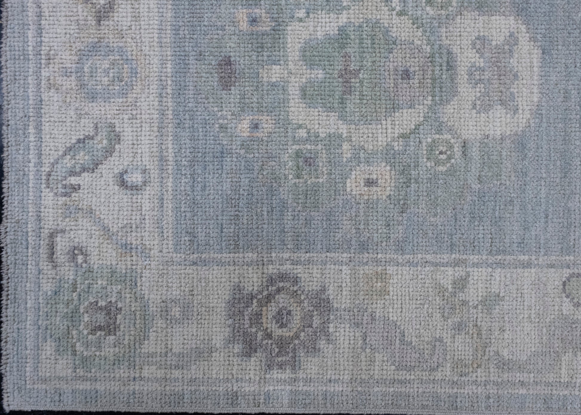 Turkish Oushak Runner Rug 2'10" x 10'1" #16244