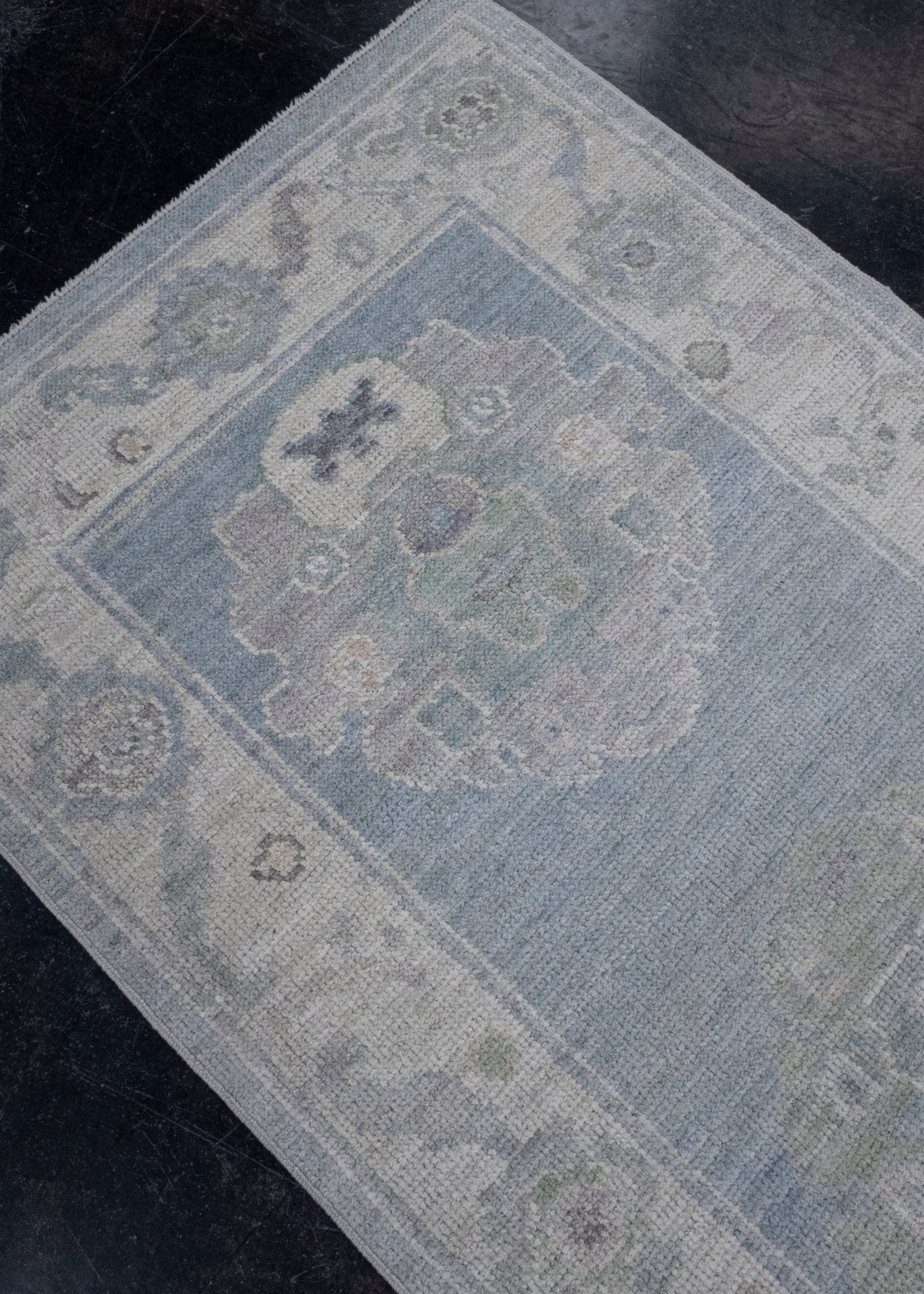 Turkish Oushak Runner Rug 2'10" x 10'1" #16244
