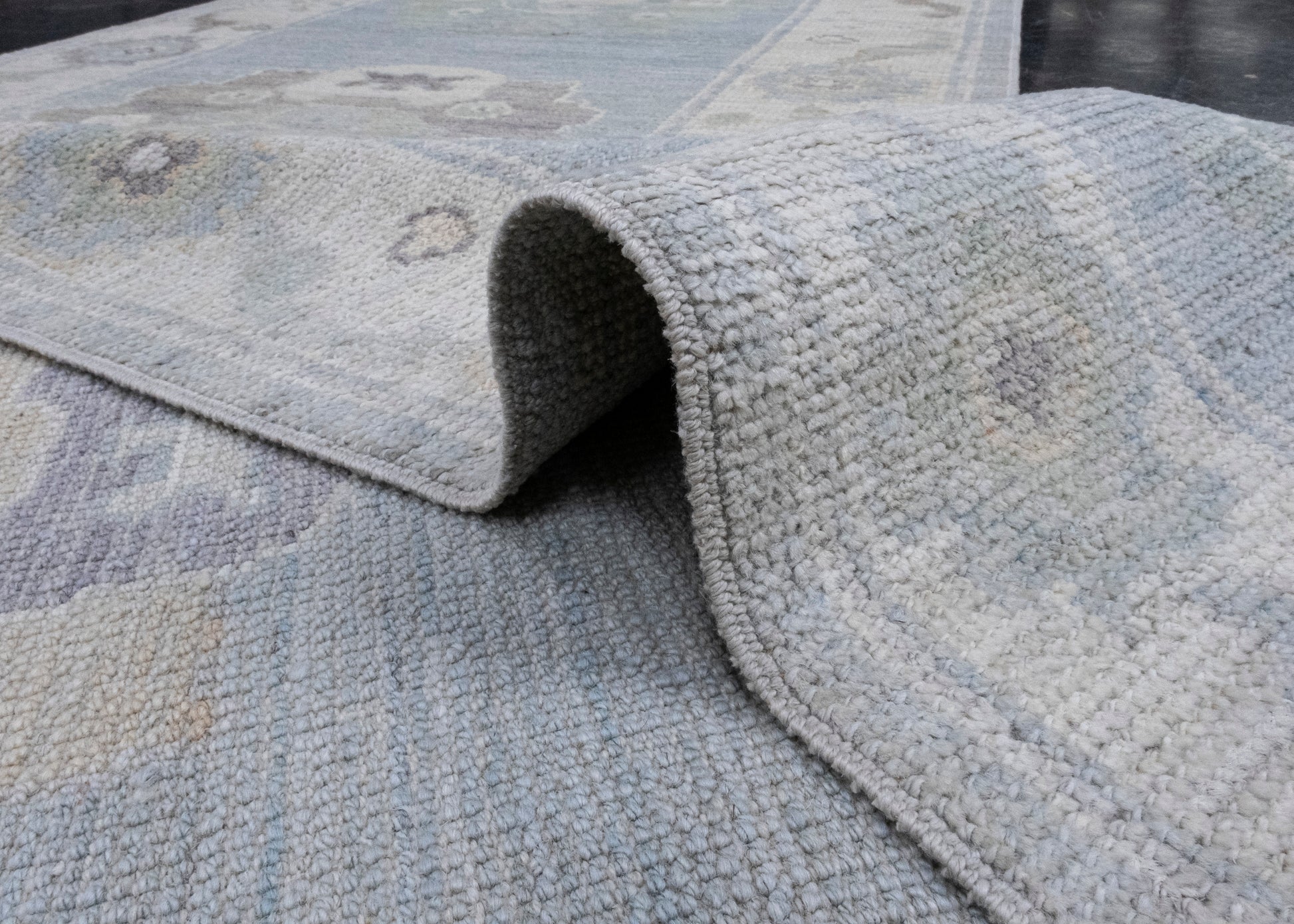 Turkish Oushak Runner Rug 2'10" x 10'1" #16244
