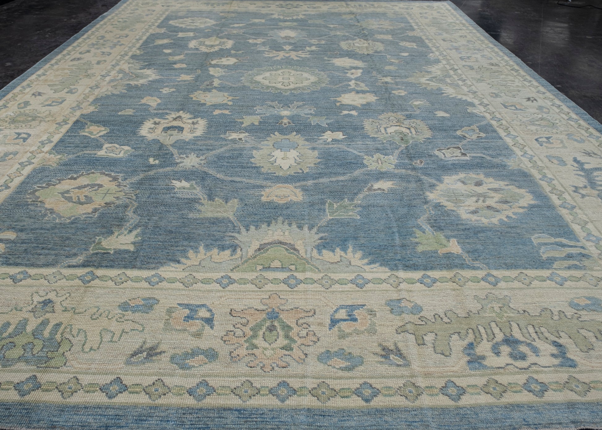Turkish Oushak Rug 13'6" x 18'8" #12200